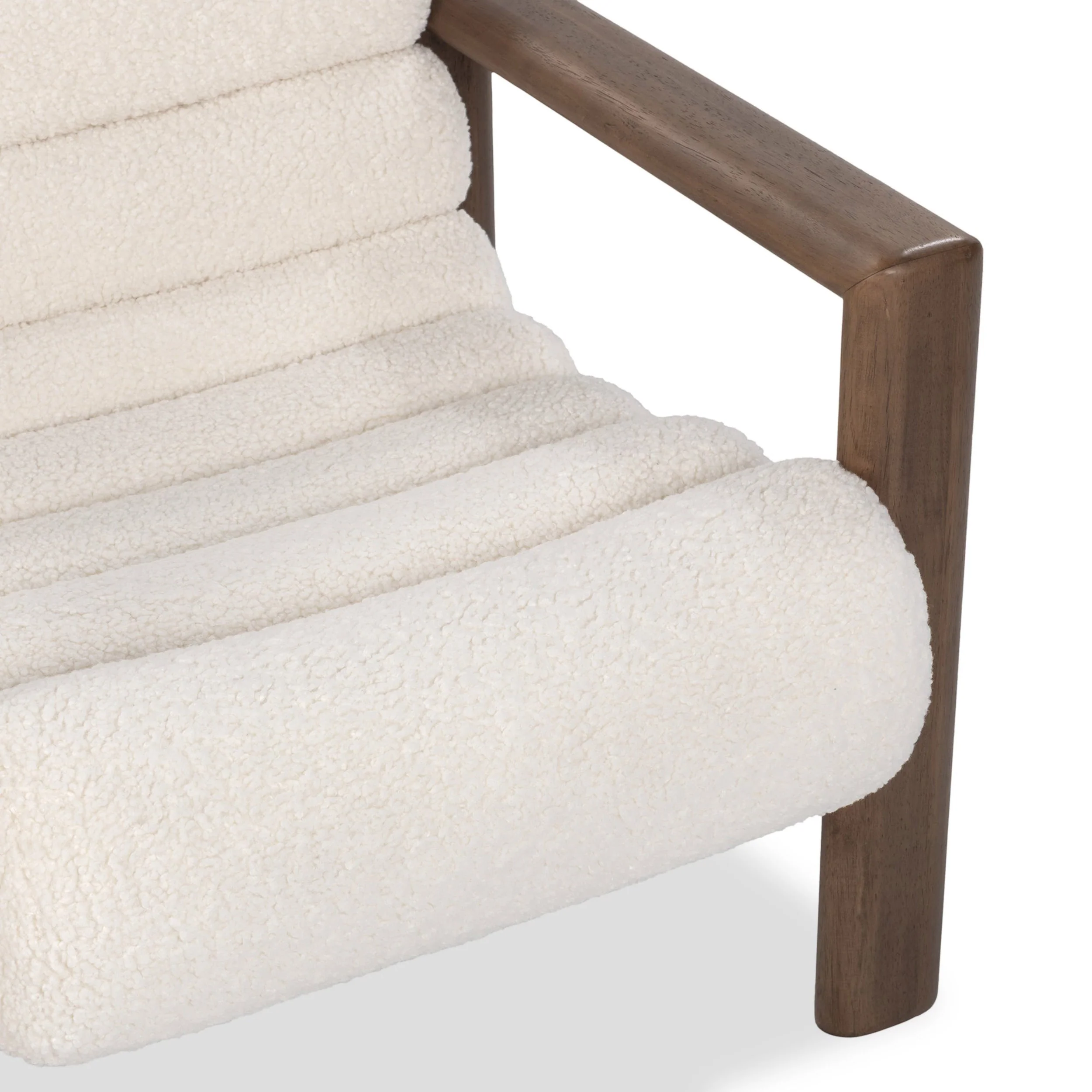 Dahlia Chair, Ivory Fleece - Image 5