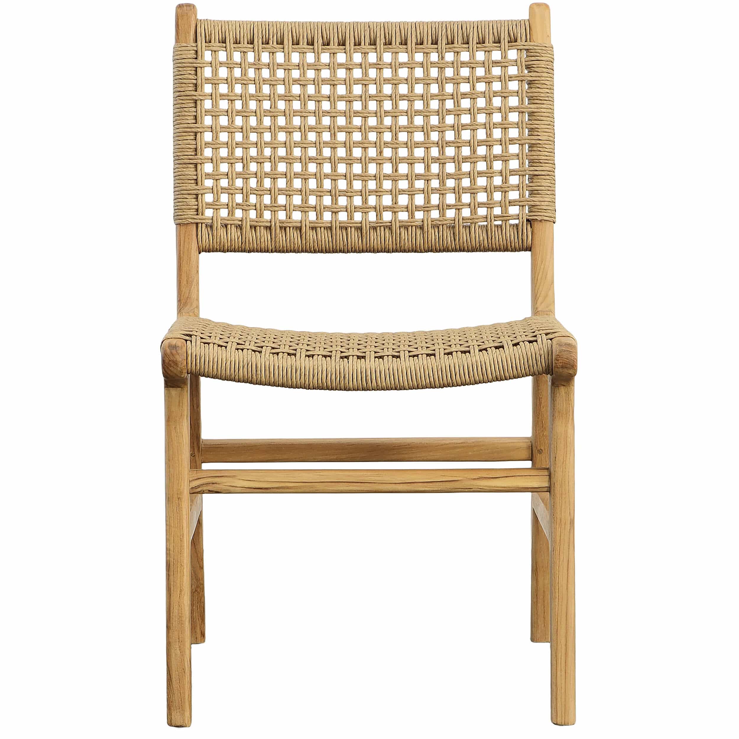 Dallas Outdoor Dining Chair, Natural, Set of 2 - Image 2