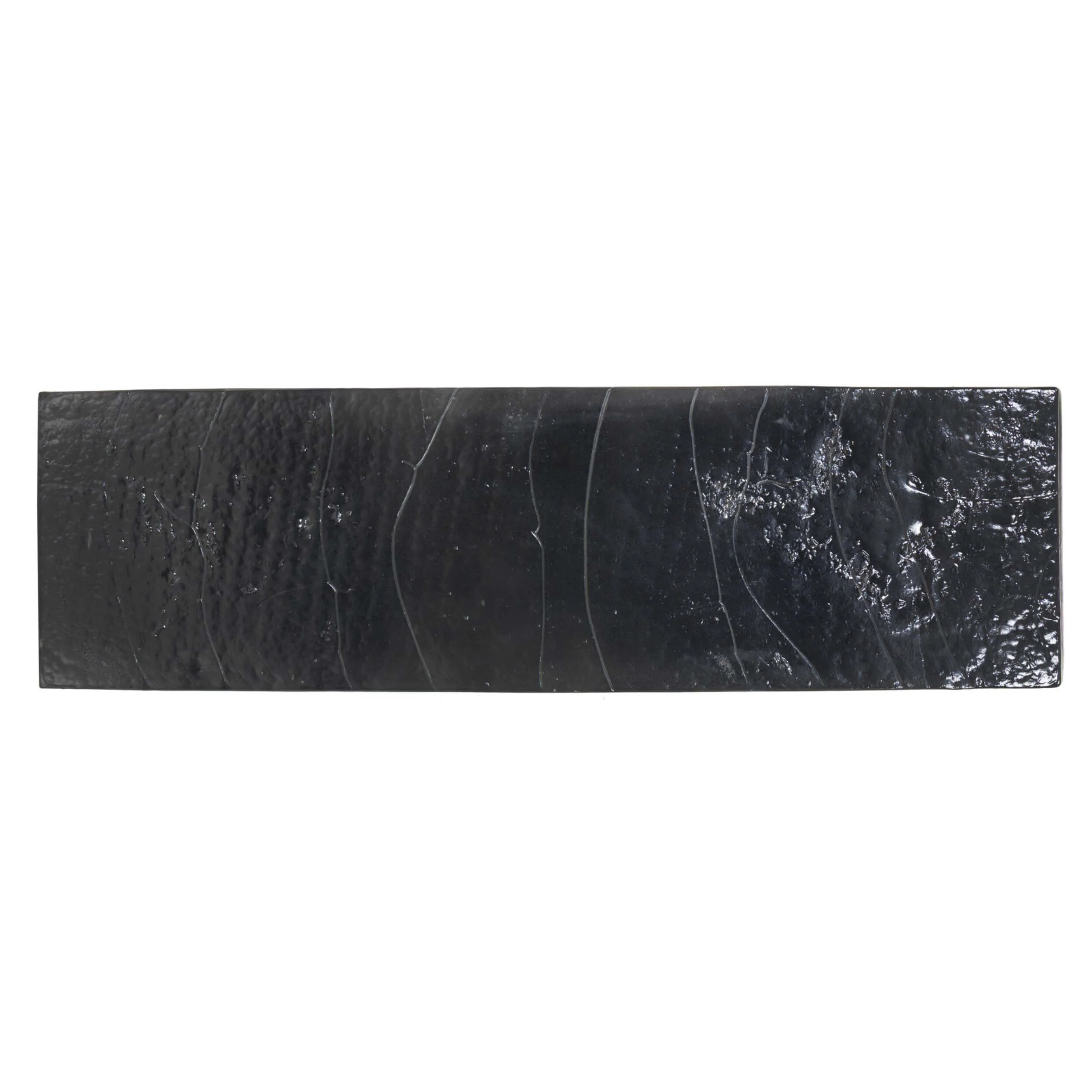 Dalston Cast Glass Console Table, Smoked Black by Four Hands - Image 5