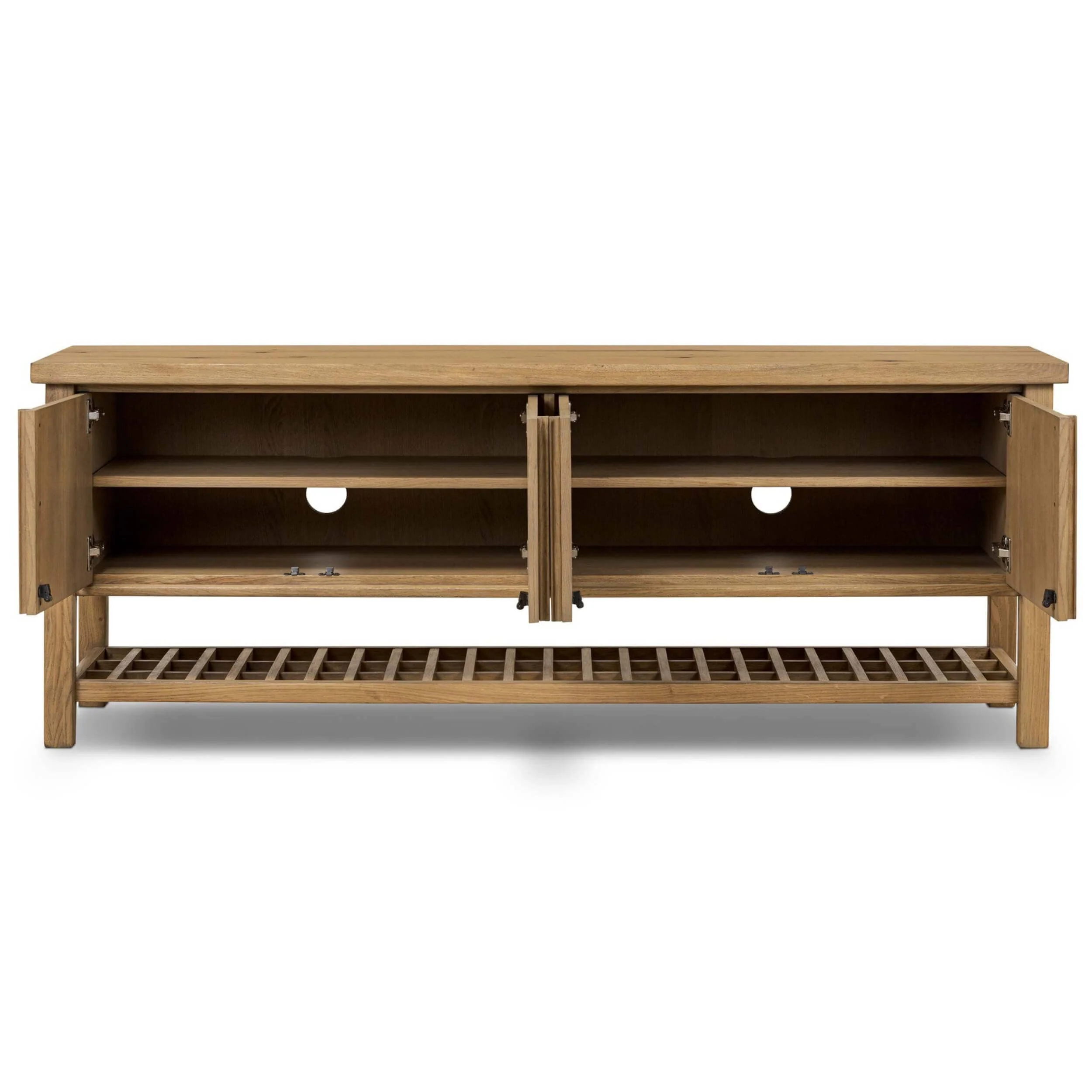 Dalton Media Console, Aged Natural by Four Hands - Image 4