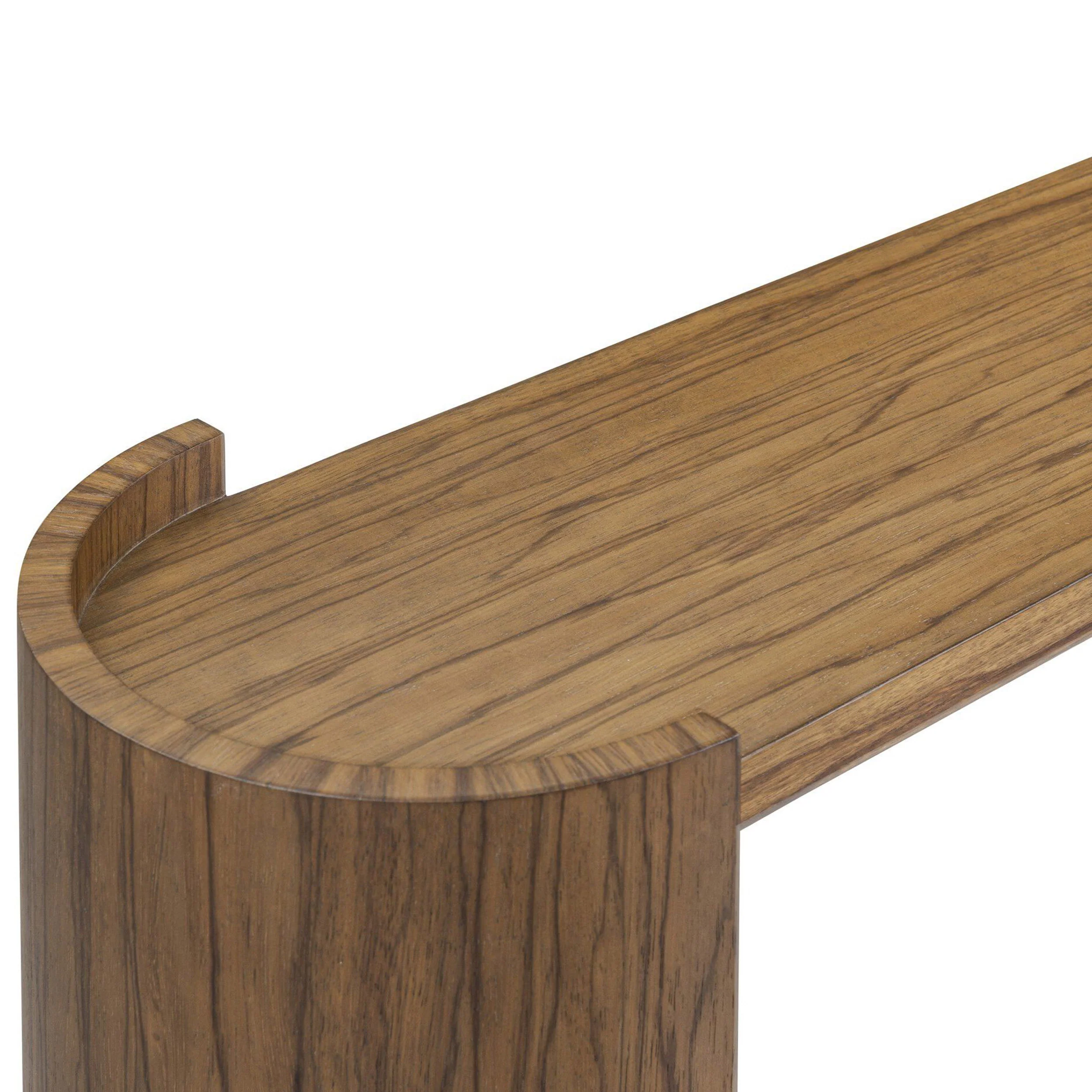 Damari Console Table, Medium Brown by Four Hands - Image 6
