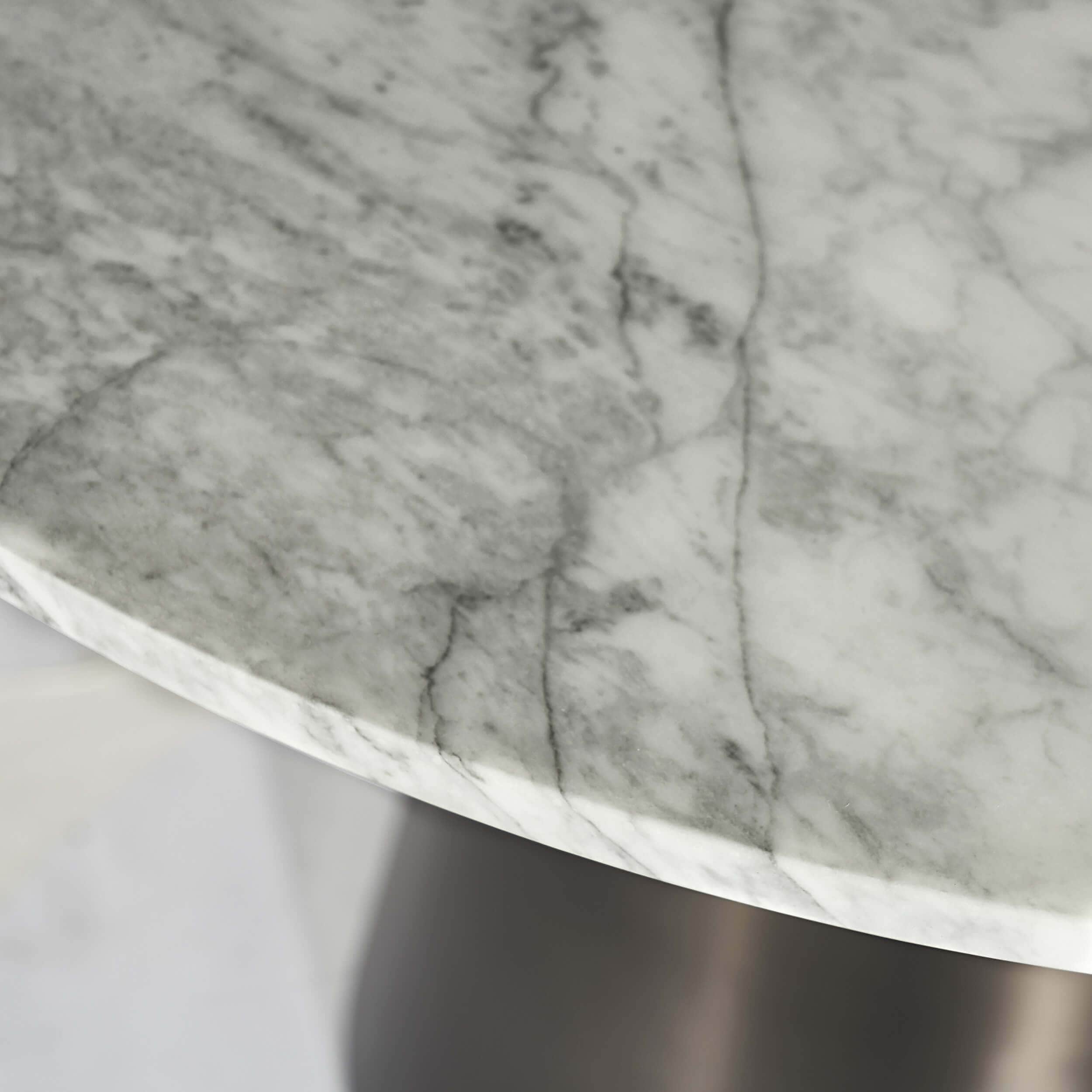 Damon Bistro Table, Gunmetal - Image 3