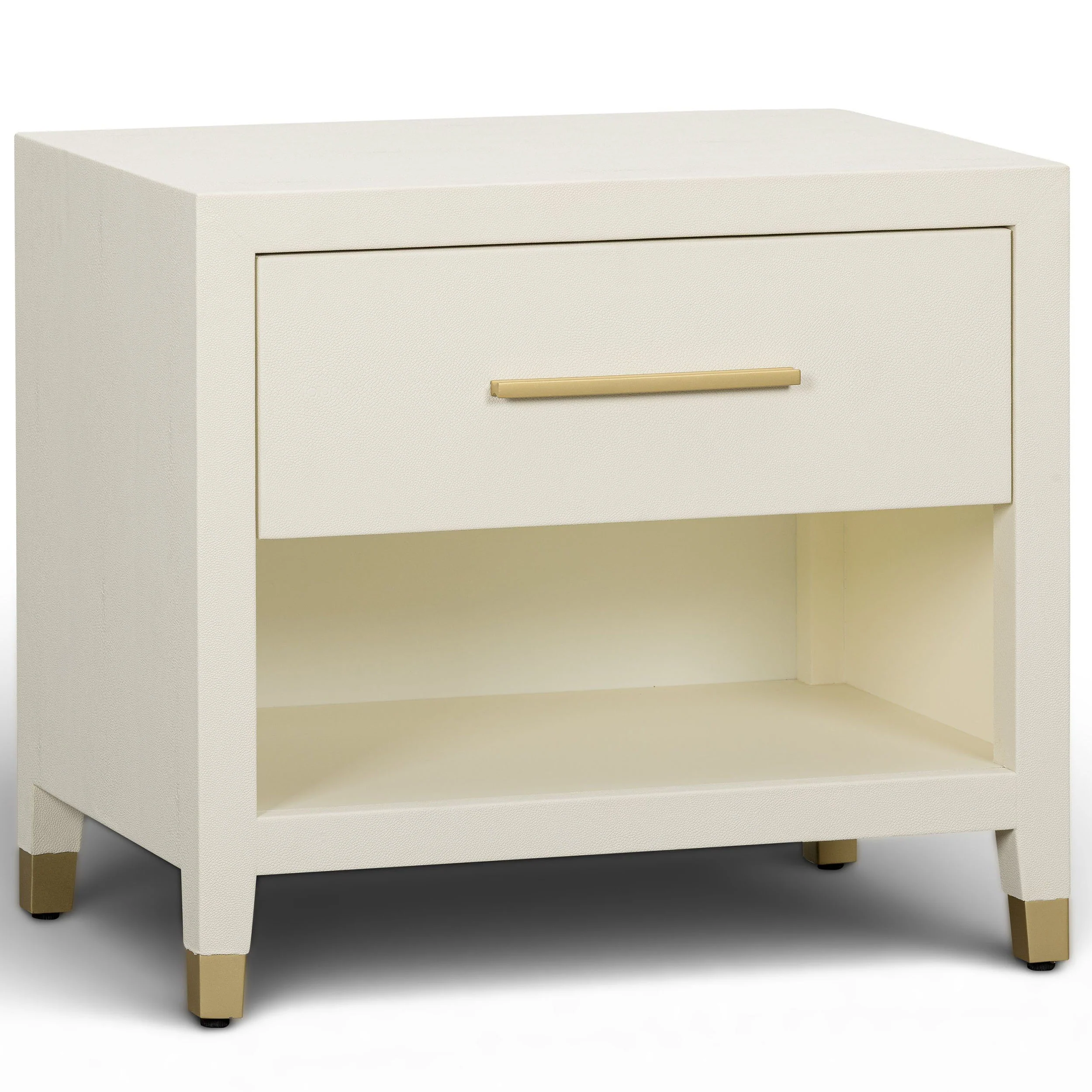 Dani 1 Drawer Nightstand, Cream