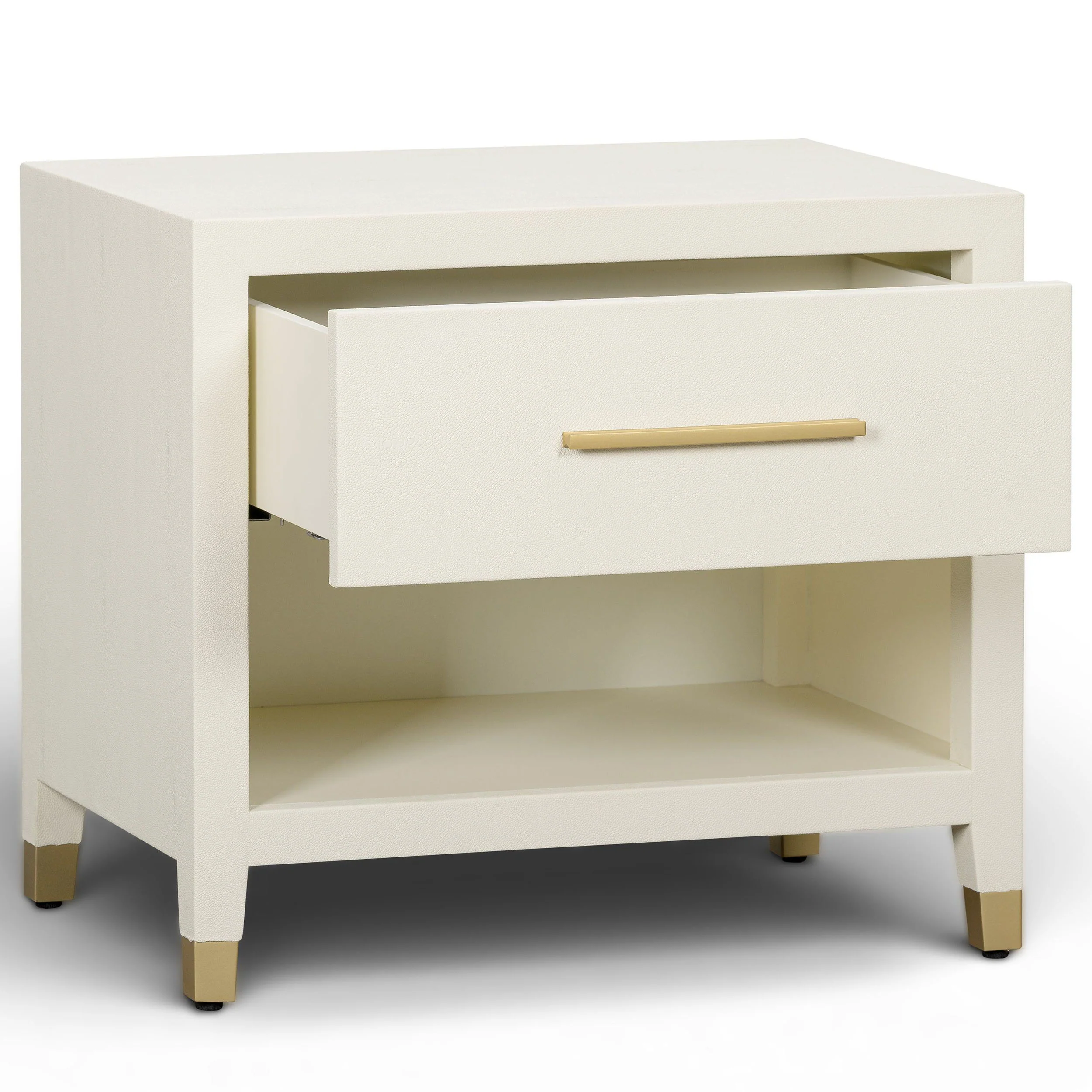 Dani 1 Drawer Nightstand, Cream - Image 4