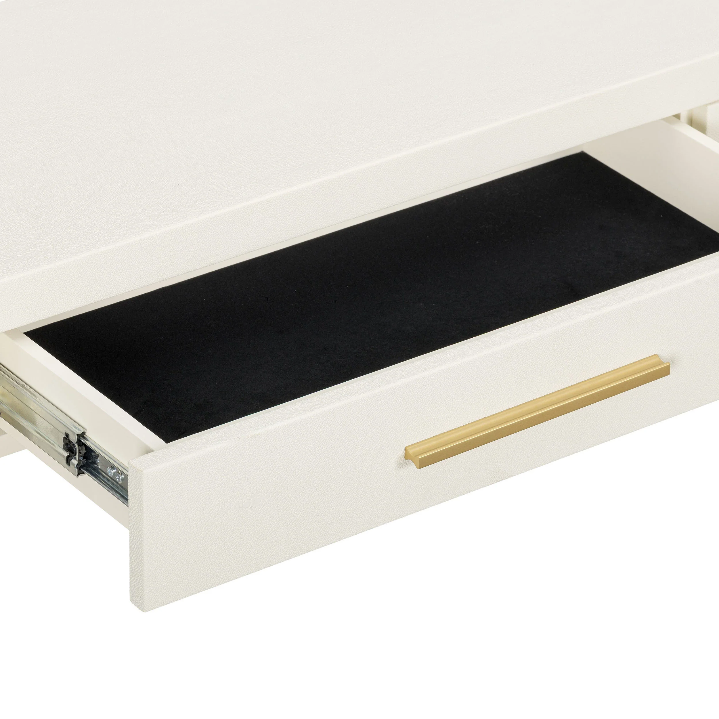 Dani 2-Drawer Console Table, Cream - Image 6