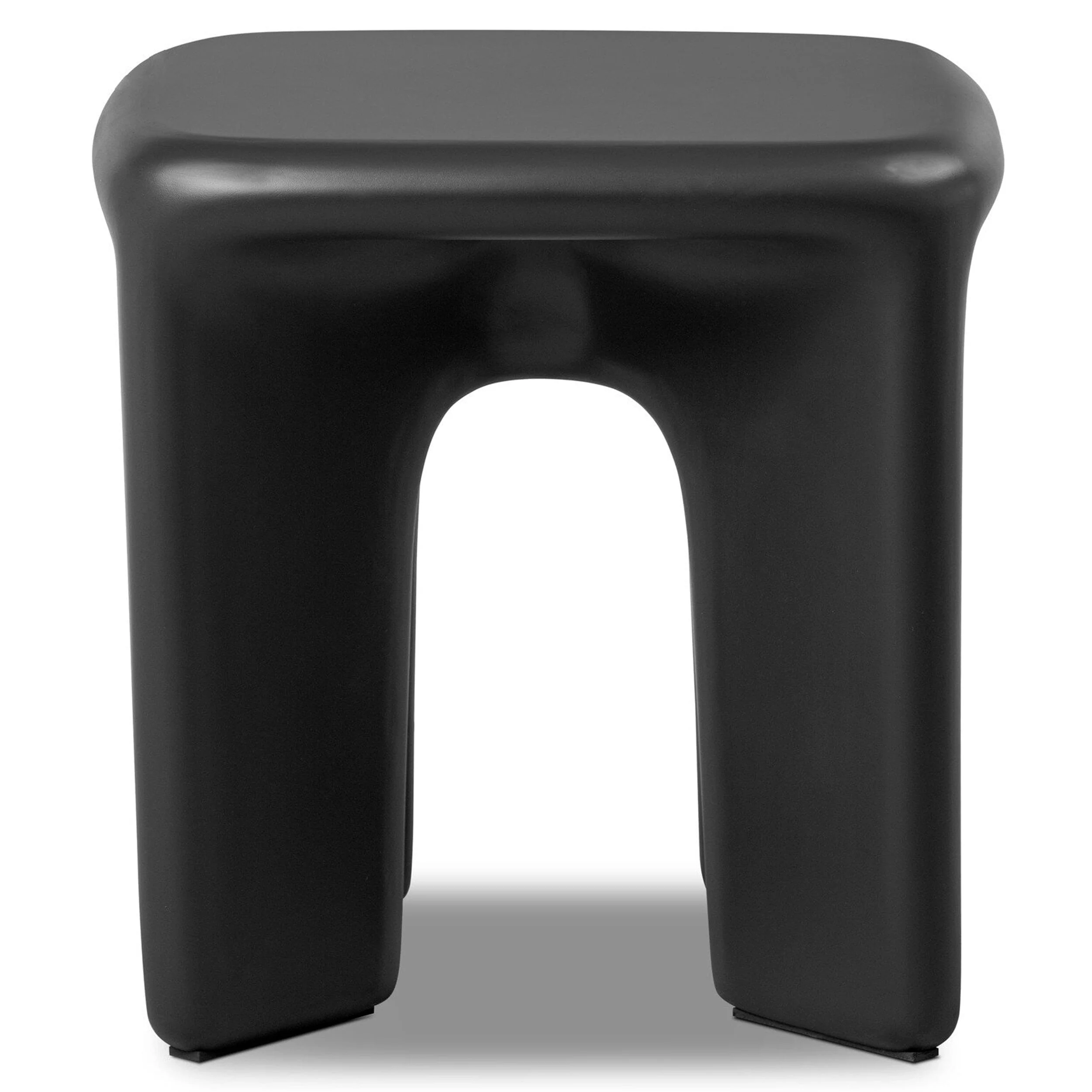 Dante End Table, Black by Four Hands - Image 2