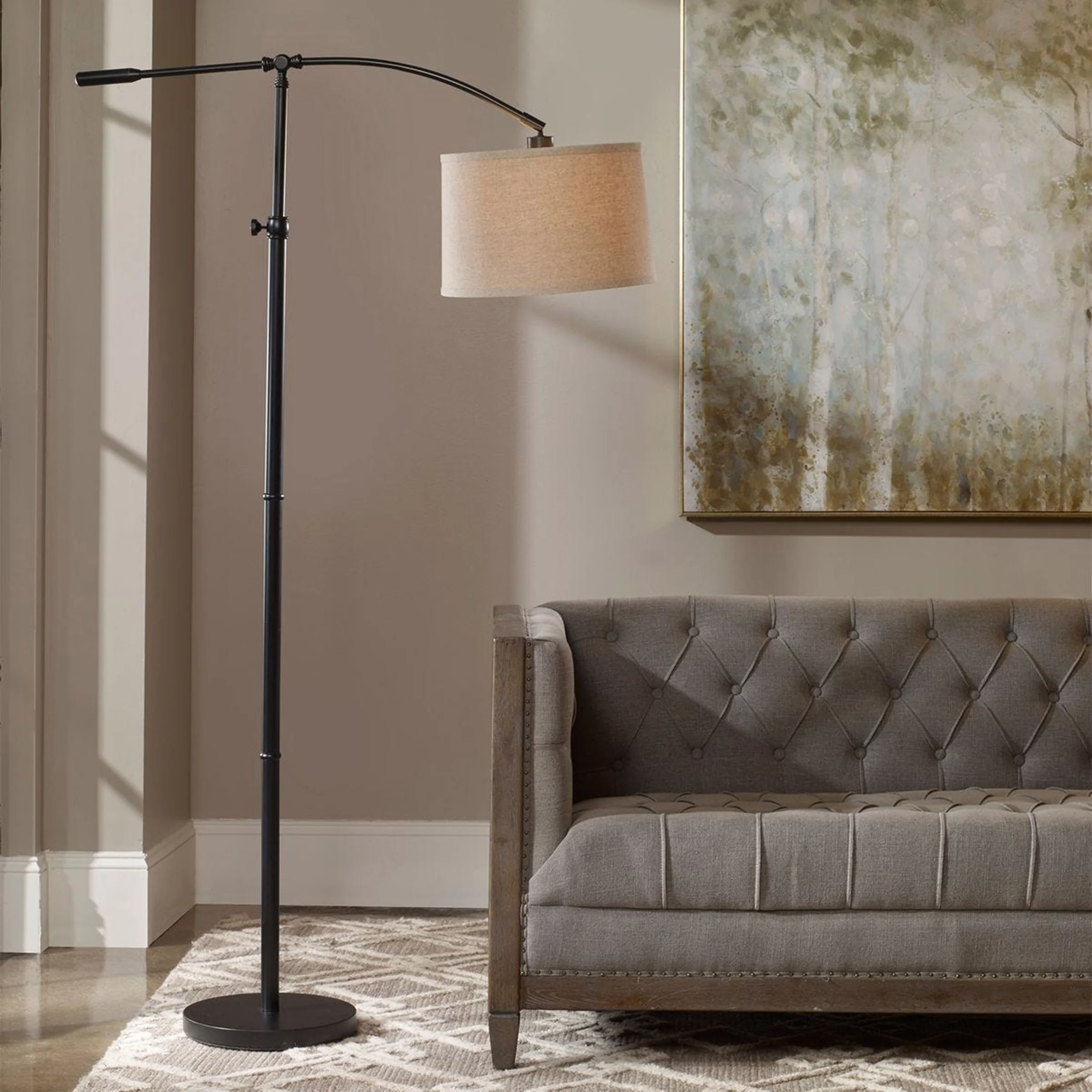 Darcy Floor Lamp, Matte Black - Image 2