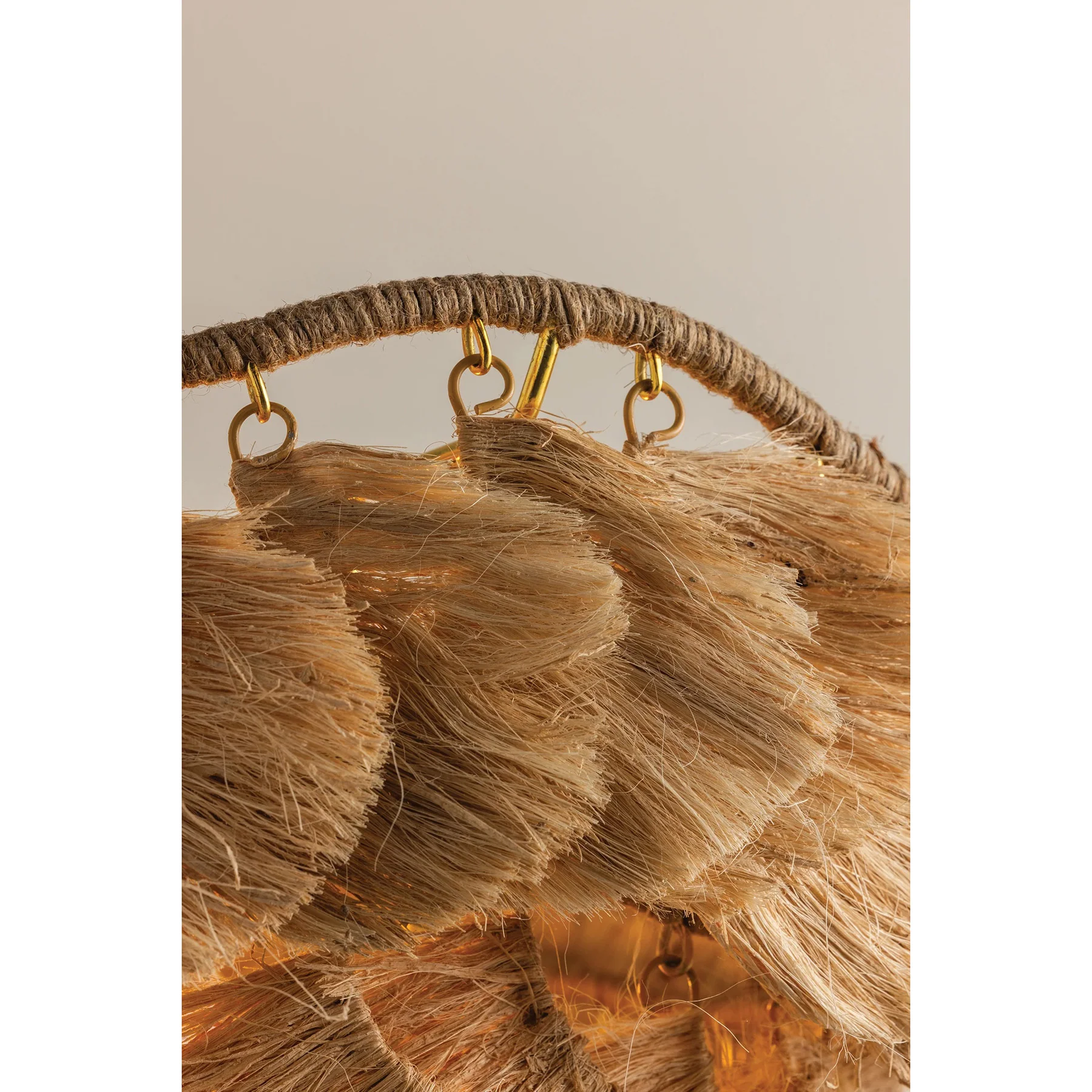 Daria 32" Chandelier, Aged Brass - Image 3