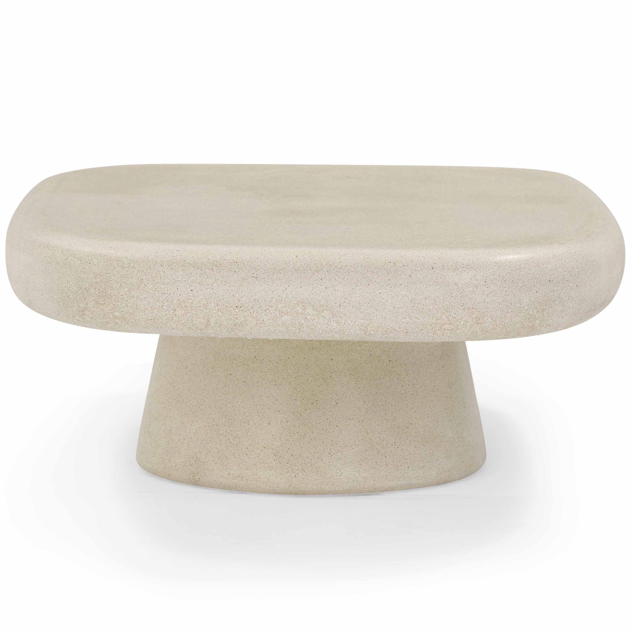 Darial Coffee Table, Sandstone - Image 3