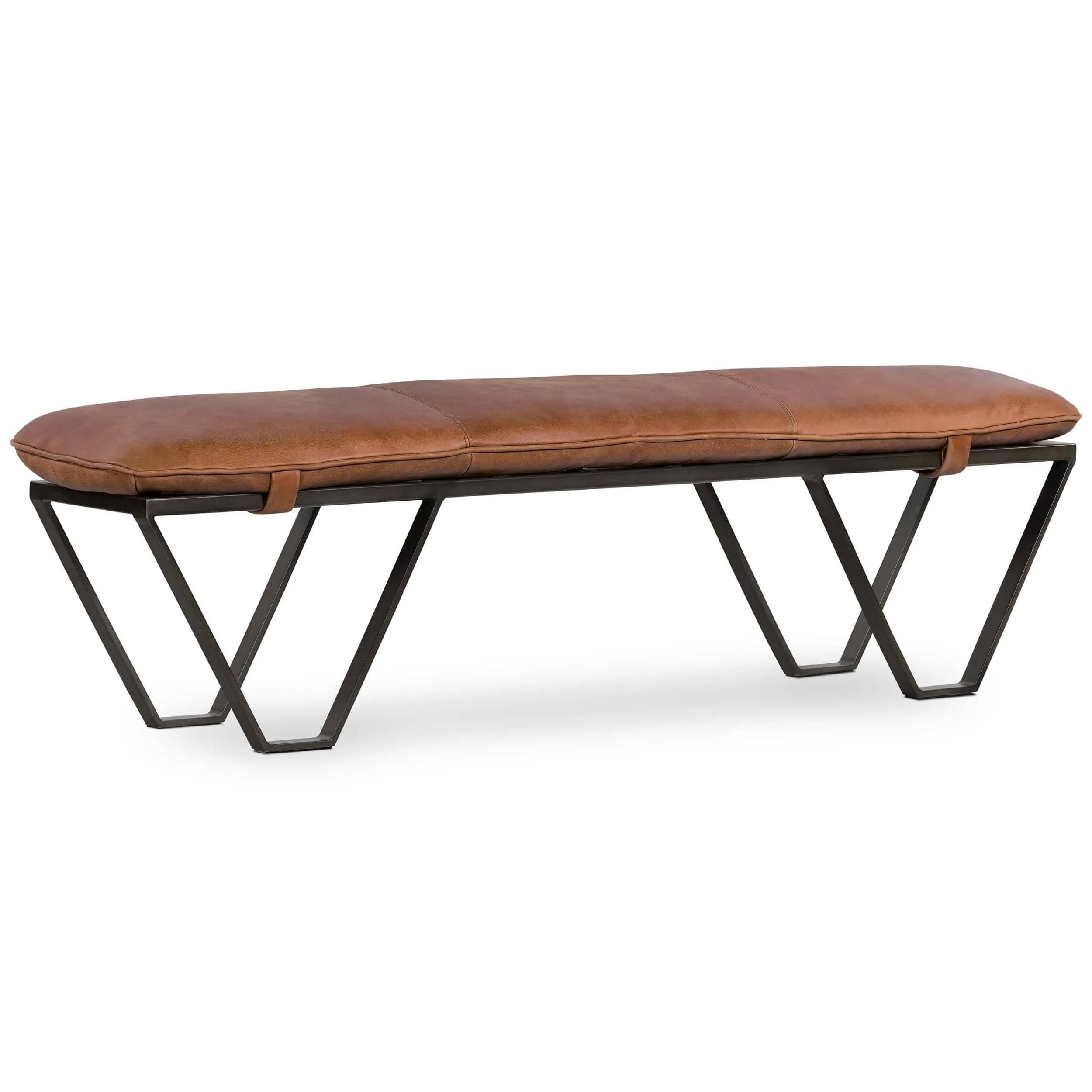 Darrow Bench, Palermo Cognac by Four Hands