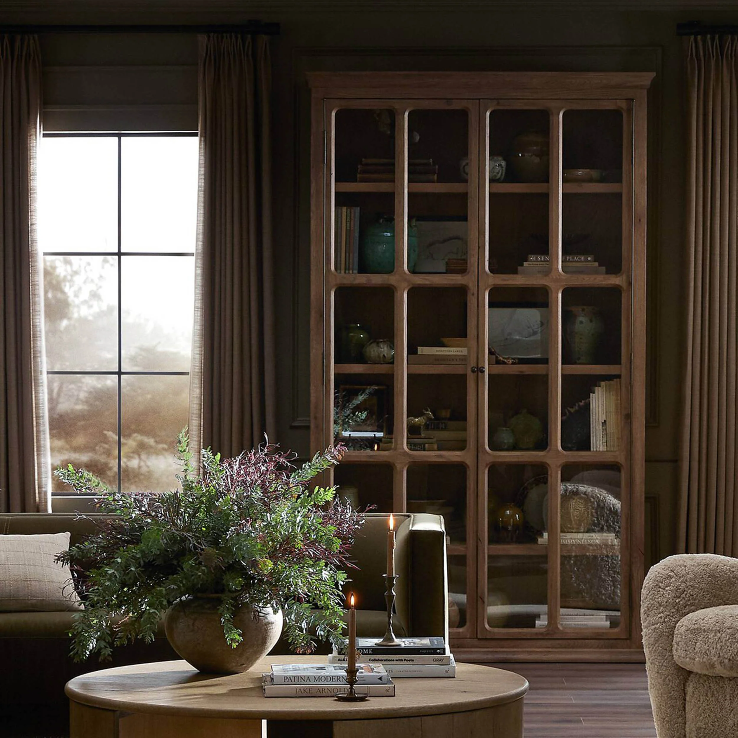 Dawes Cabinet, Weathered Oak by Four Hands - Image 5