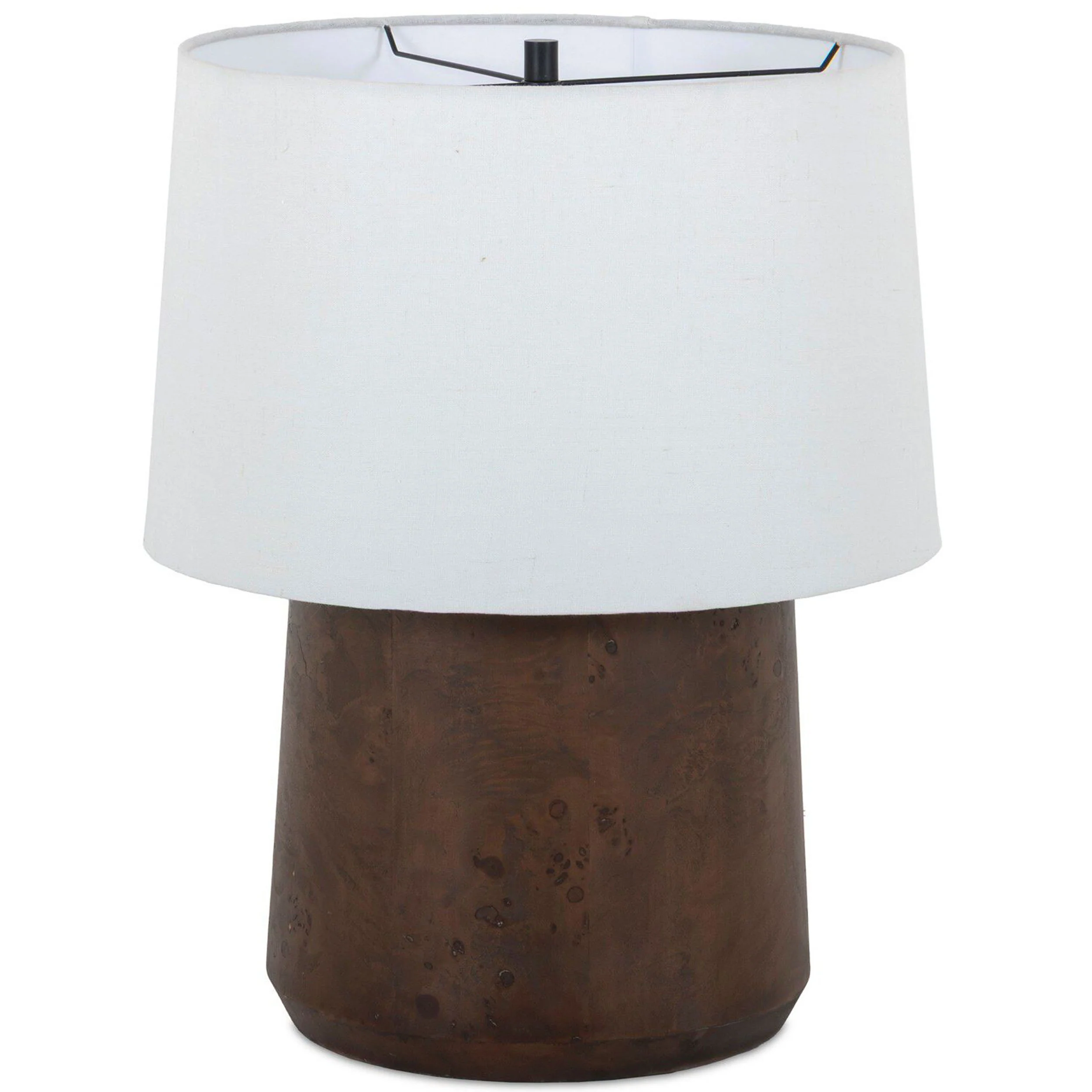 Daxton Table Lamp, Dark Brown Mappa Burl by Amber Lewis x Four Hands