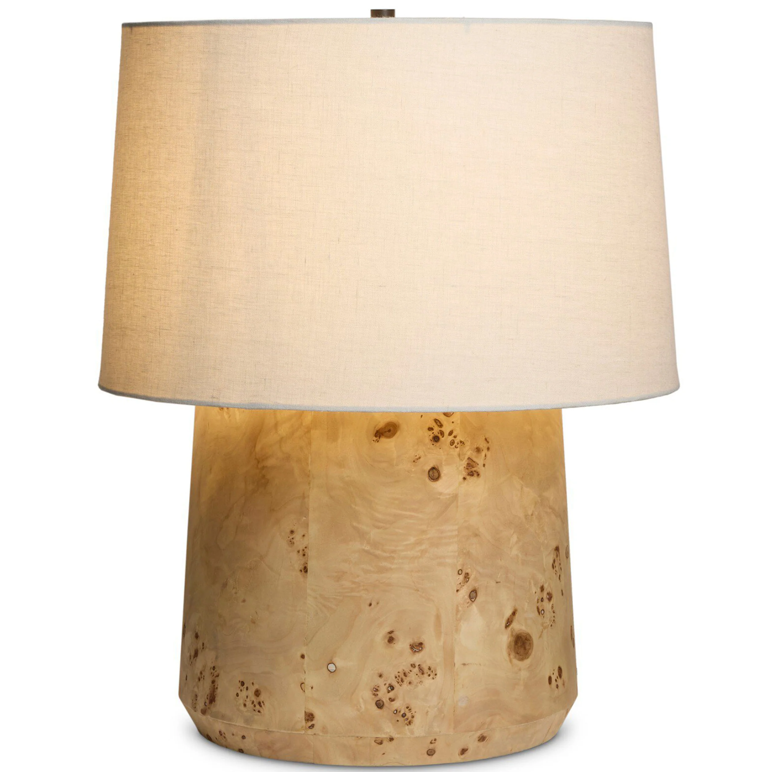Daxton Table Lamp, Light Mappa Burl by Amber Lewis x Four Hands - Image 2