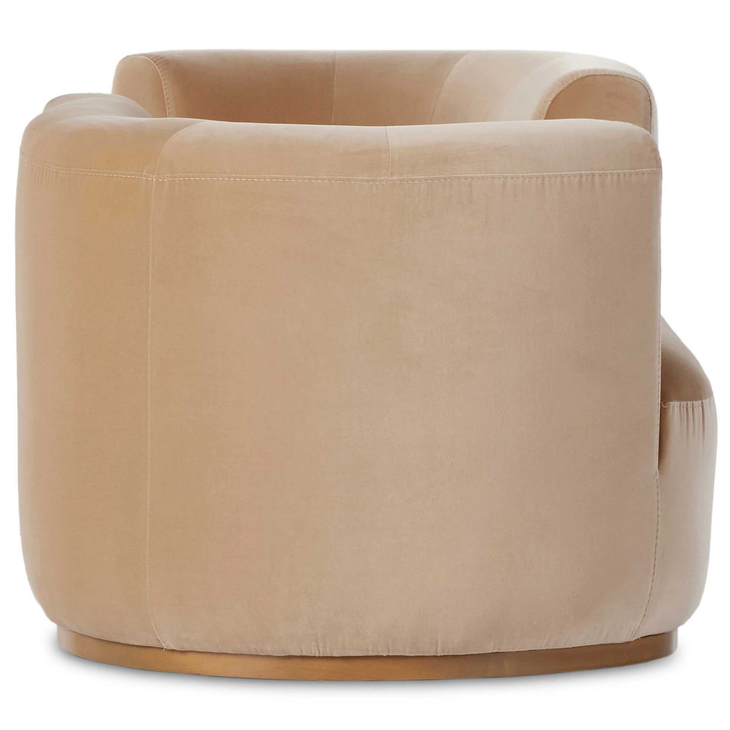 Deandra Tete a Tete Chaise, Surrey Camel by Four Hands - Image 2