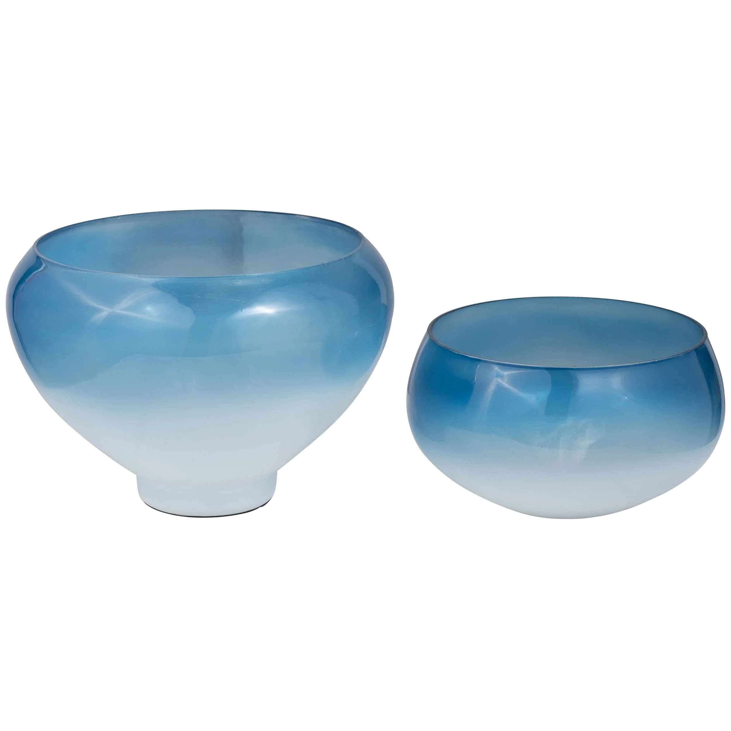 Decorative Bowls, Blue, Set of 2 - Image 2
