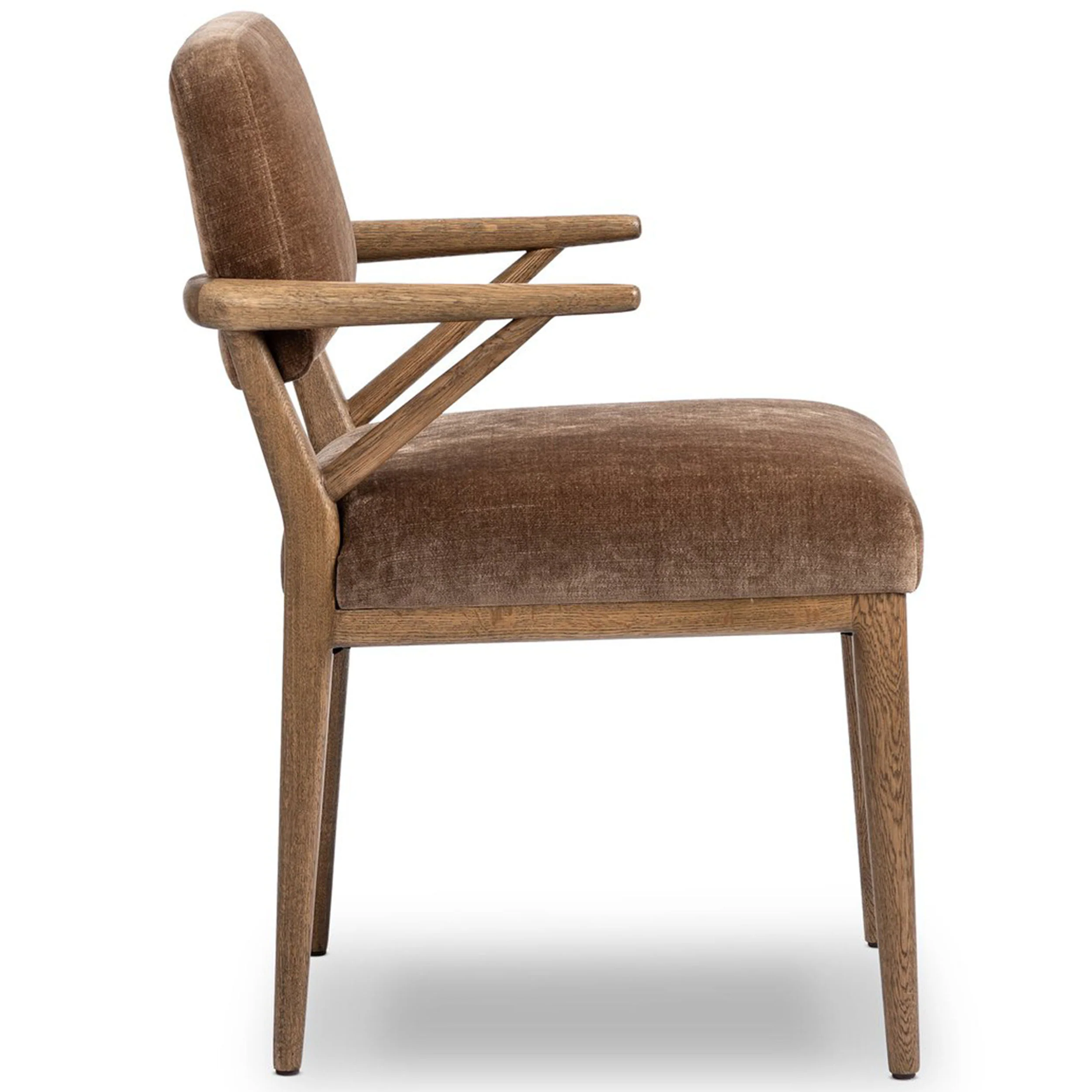 Deidre Dining Chair, Altair Mushroom, Set of 2 by Four Hands - Image 3