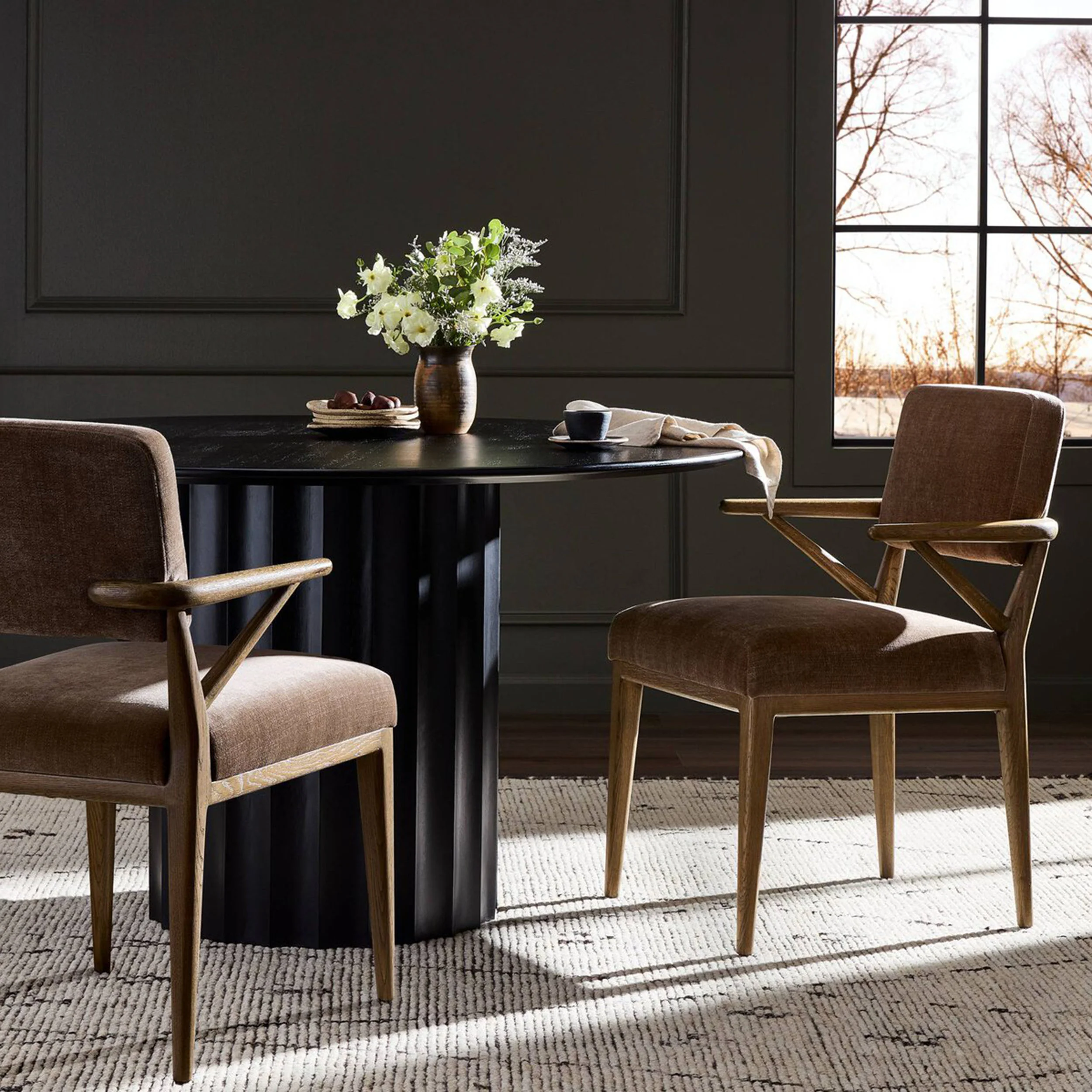 Deidre Dining Chair, Altair Mushroom, Set of 2 by Four Hands - Image 6