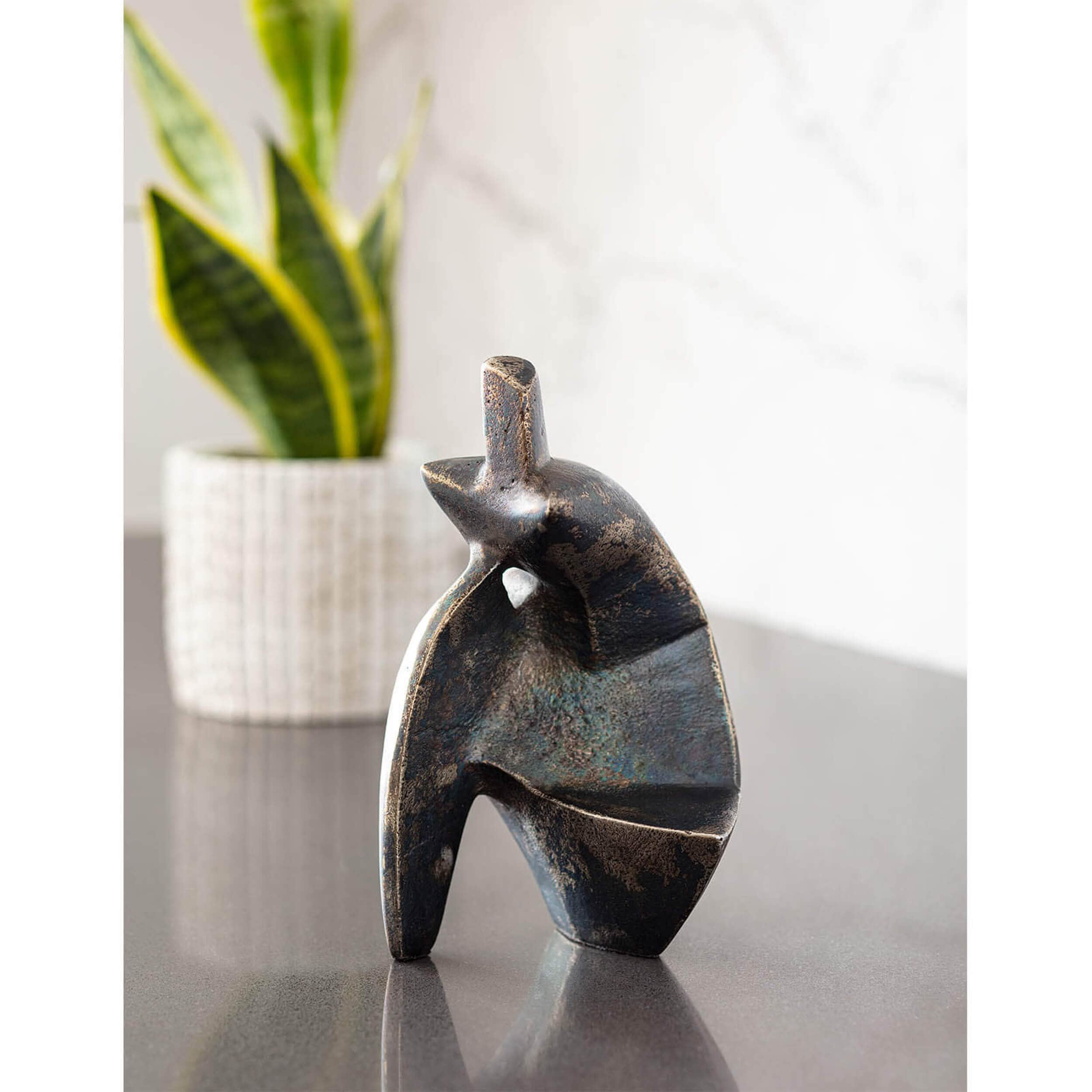 Deity Sculpture, Black - Image 6