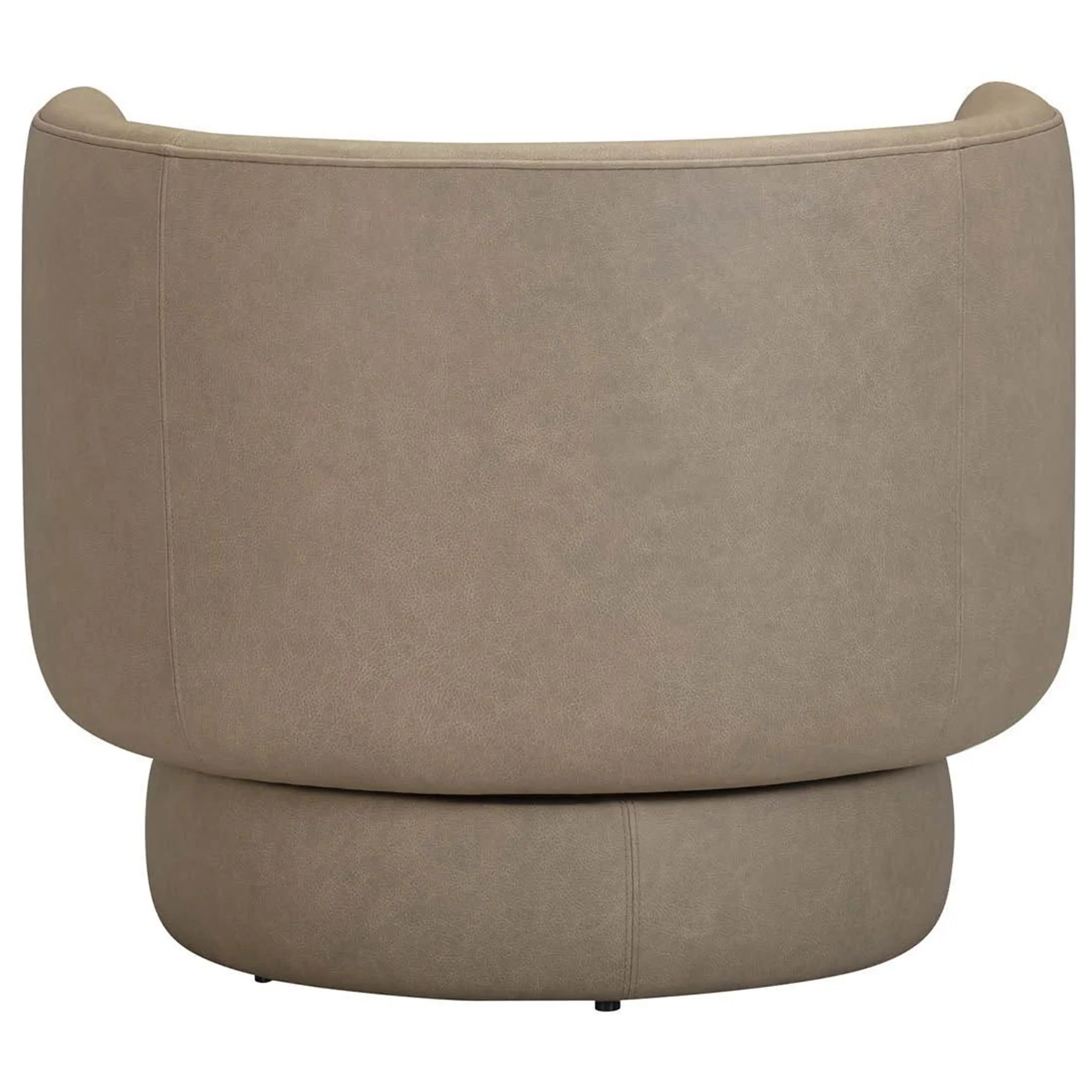 Deke Leather Swivel Chair, Frontier Caribou - Image 3
