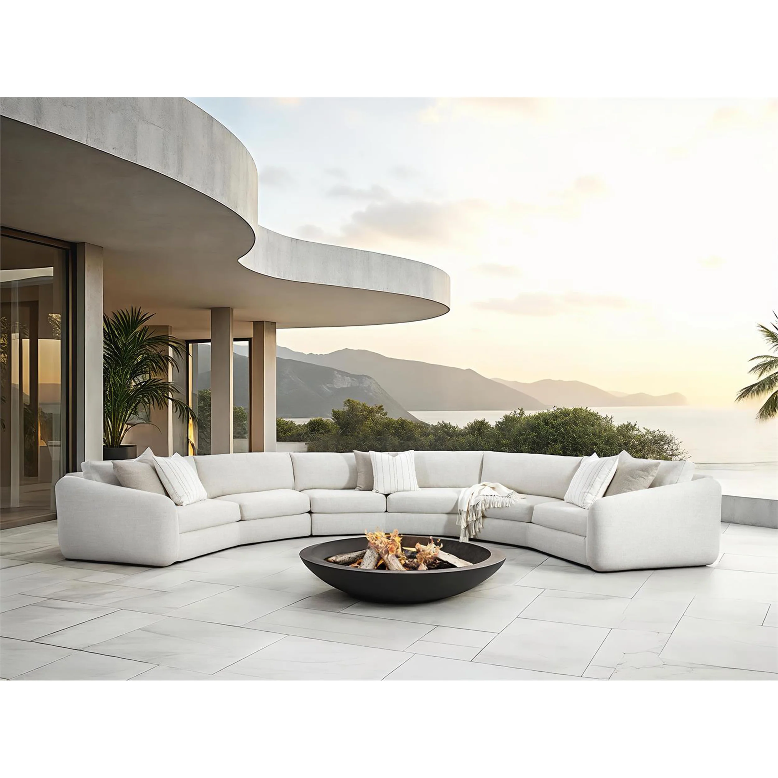 Del Sol Outdoor Sectional, 6149-002 - Image 5