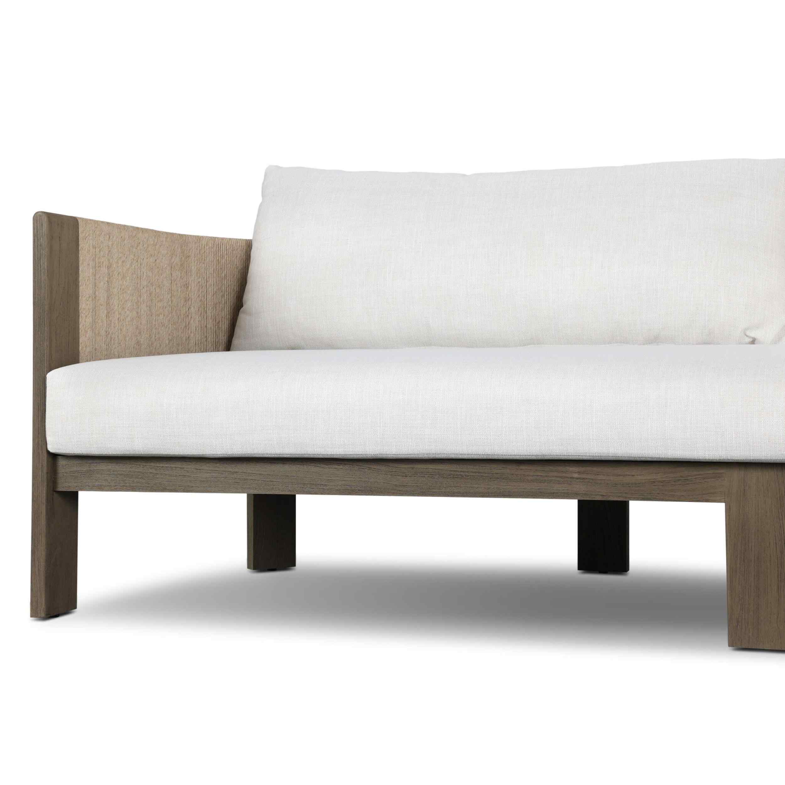 Delancy Outdoor Sofa, Vergo Cream by Four Hands - Image 5
