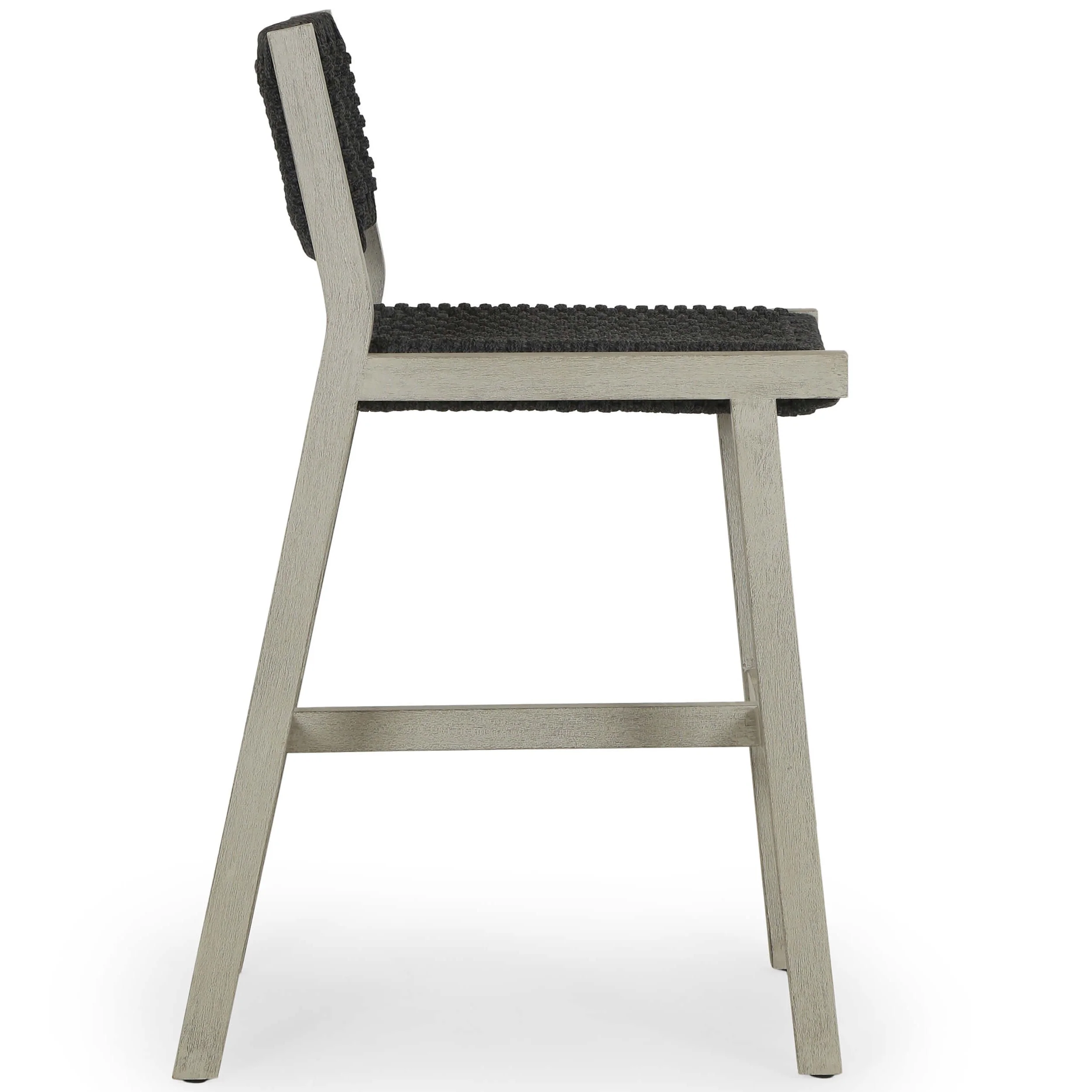 Delano Outdoor Bar & Counter Stool, Weathered Grey by Four Hands - Image 3