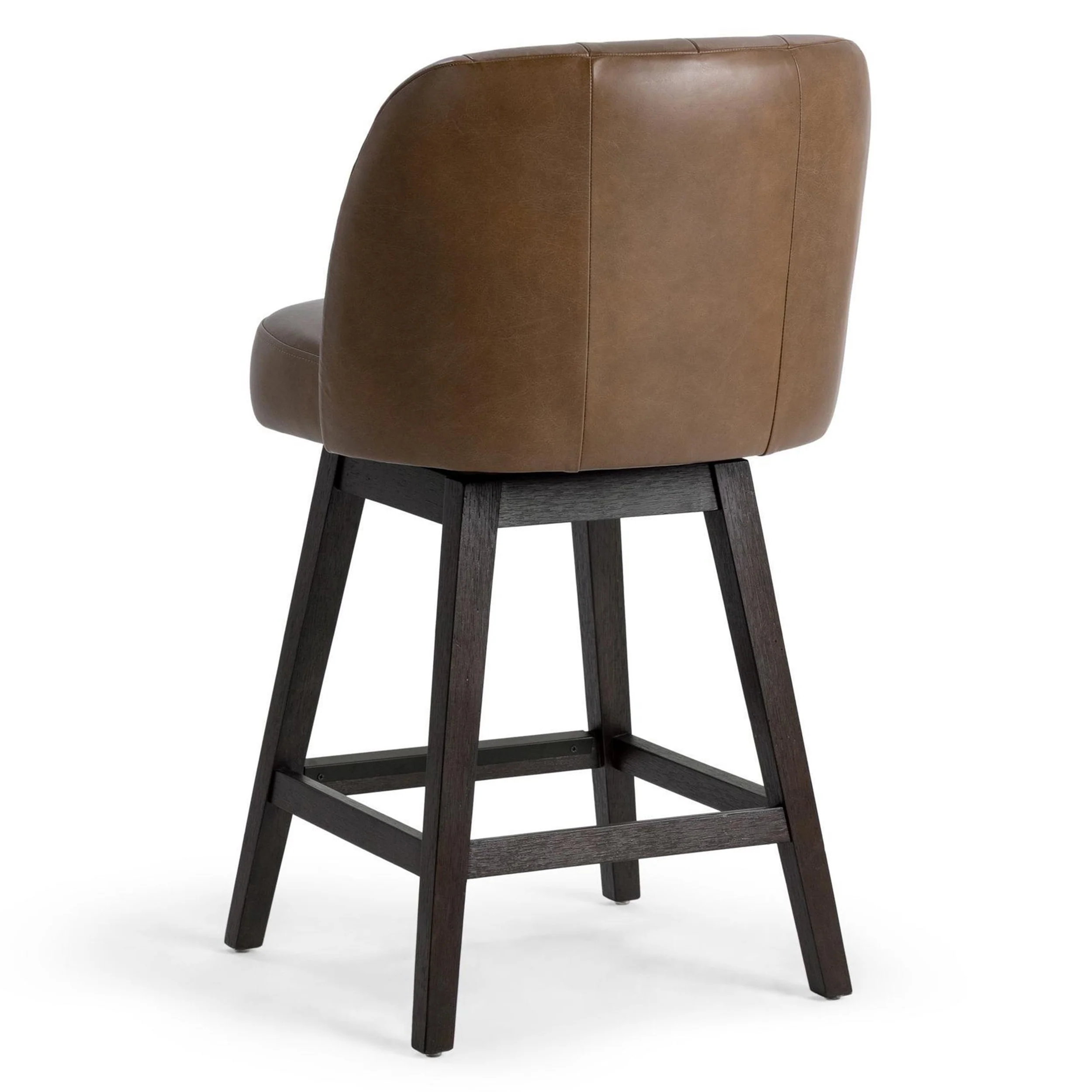 Della Swivel Counter Stool, Camel - Image 3