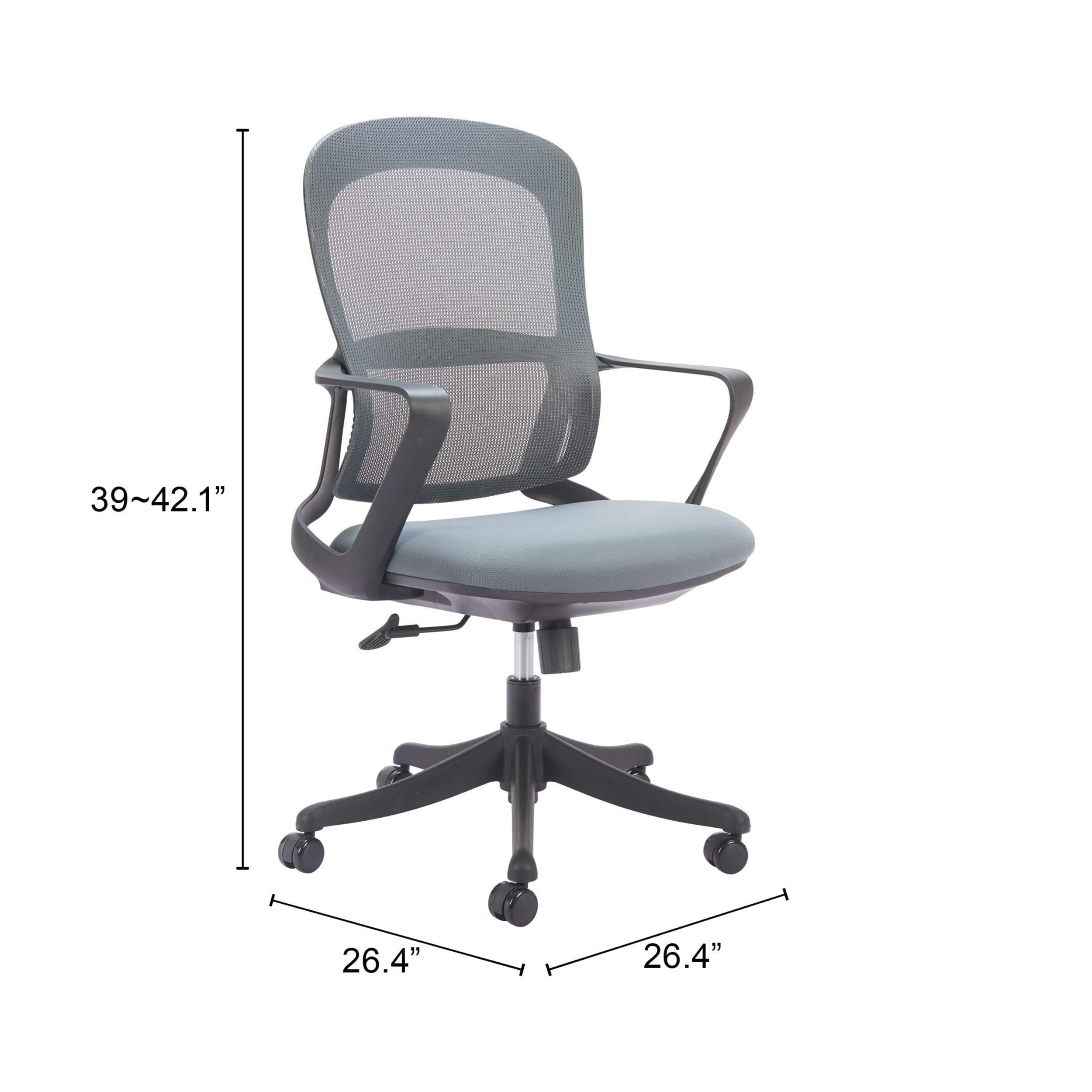 Delo Office Chair, Gray - Image 5