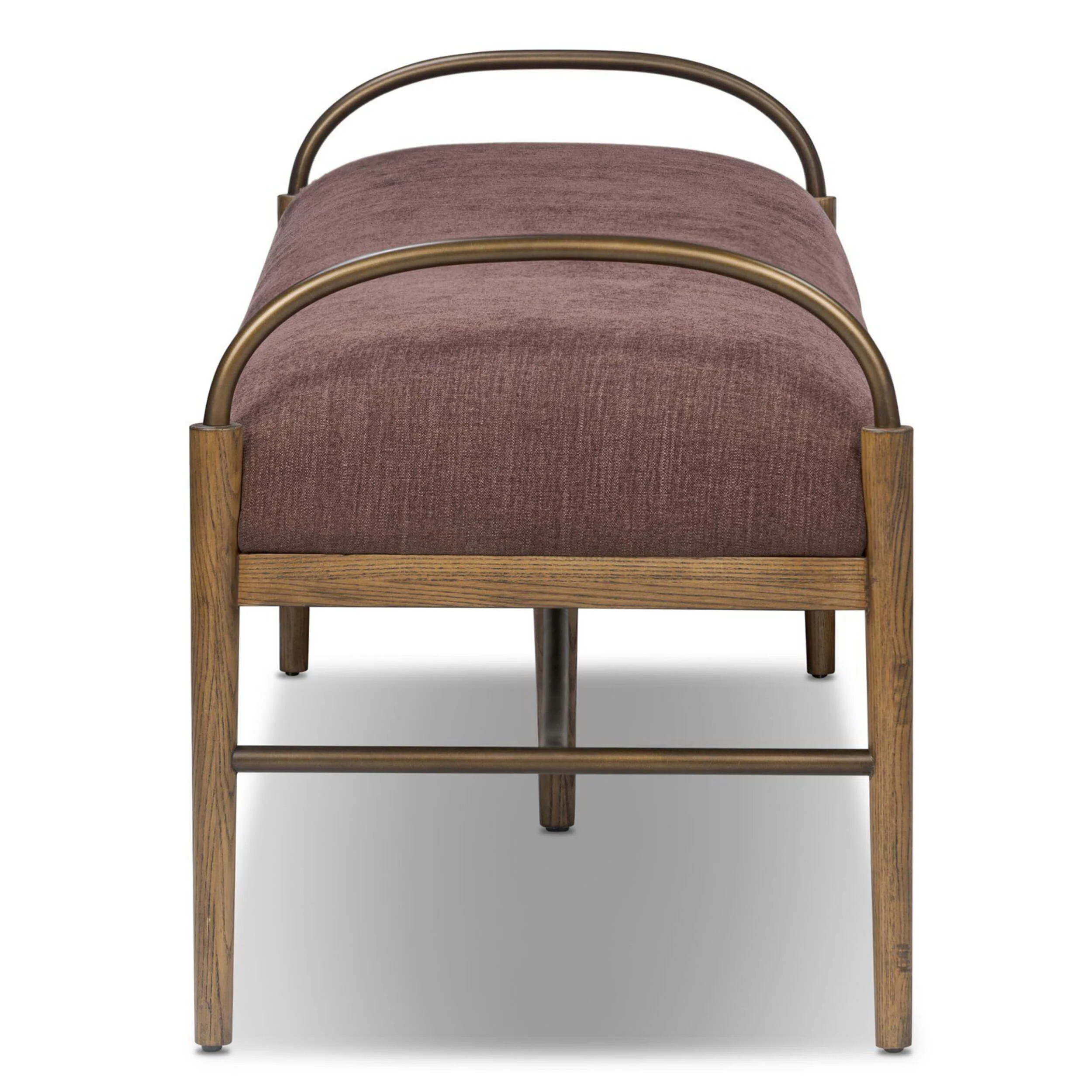 Demi Accent Bench, Laughlin Plum by Amber Lewis x Four Hands - Image 3