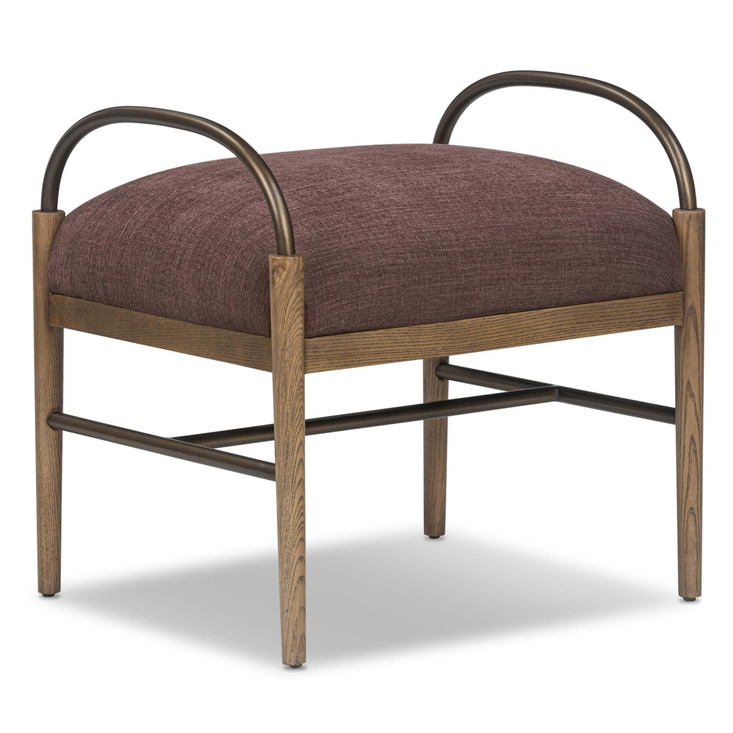 Demi Accent Stool, Laughlin Plum by Amber Lewis x Four Hands