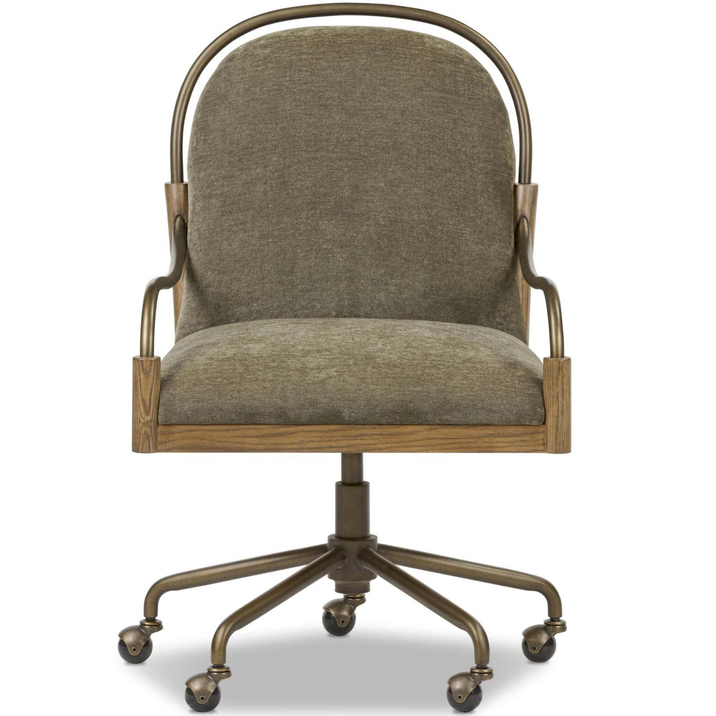 Demi Desk Chair, Malmo Olive by Amber Lewis x Four Hands - Image 2