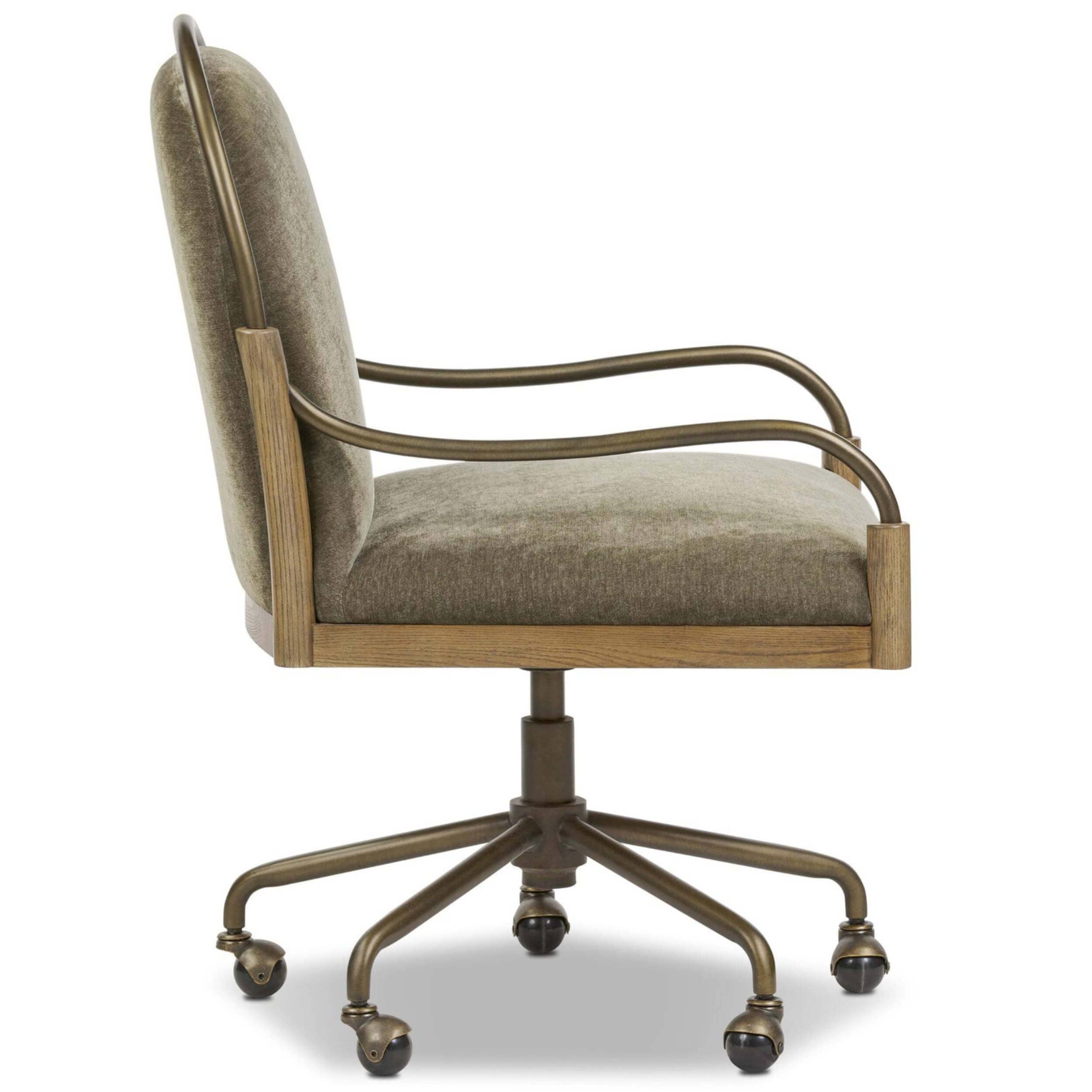 Demi Desk Chair, Malmo Olive by Amber Lewis x Four Hands - Image 3