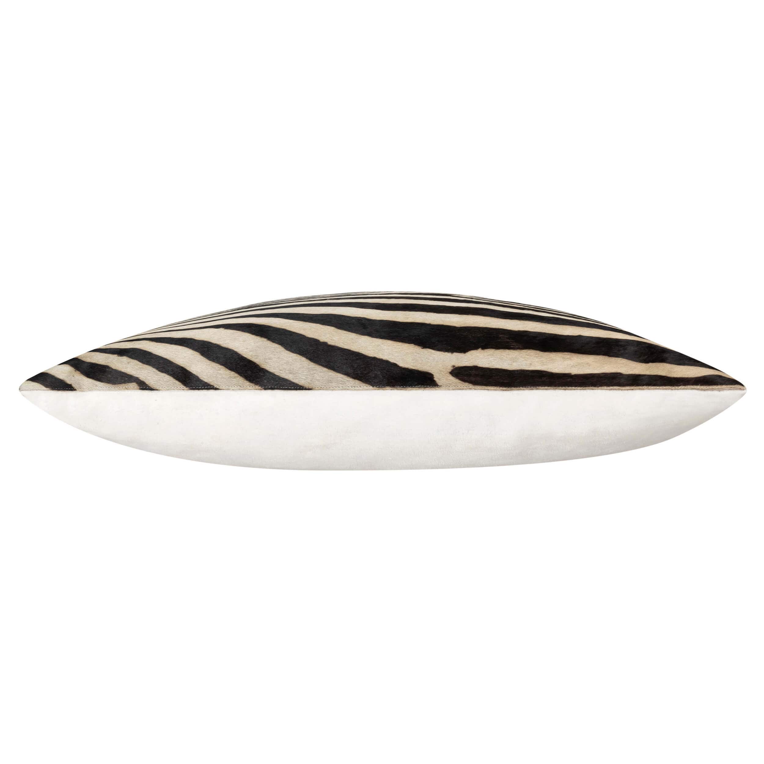Denver Zebra Print Cowhide Pillow - Image 2