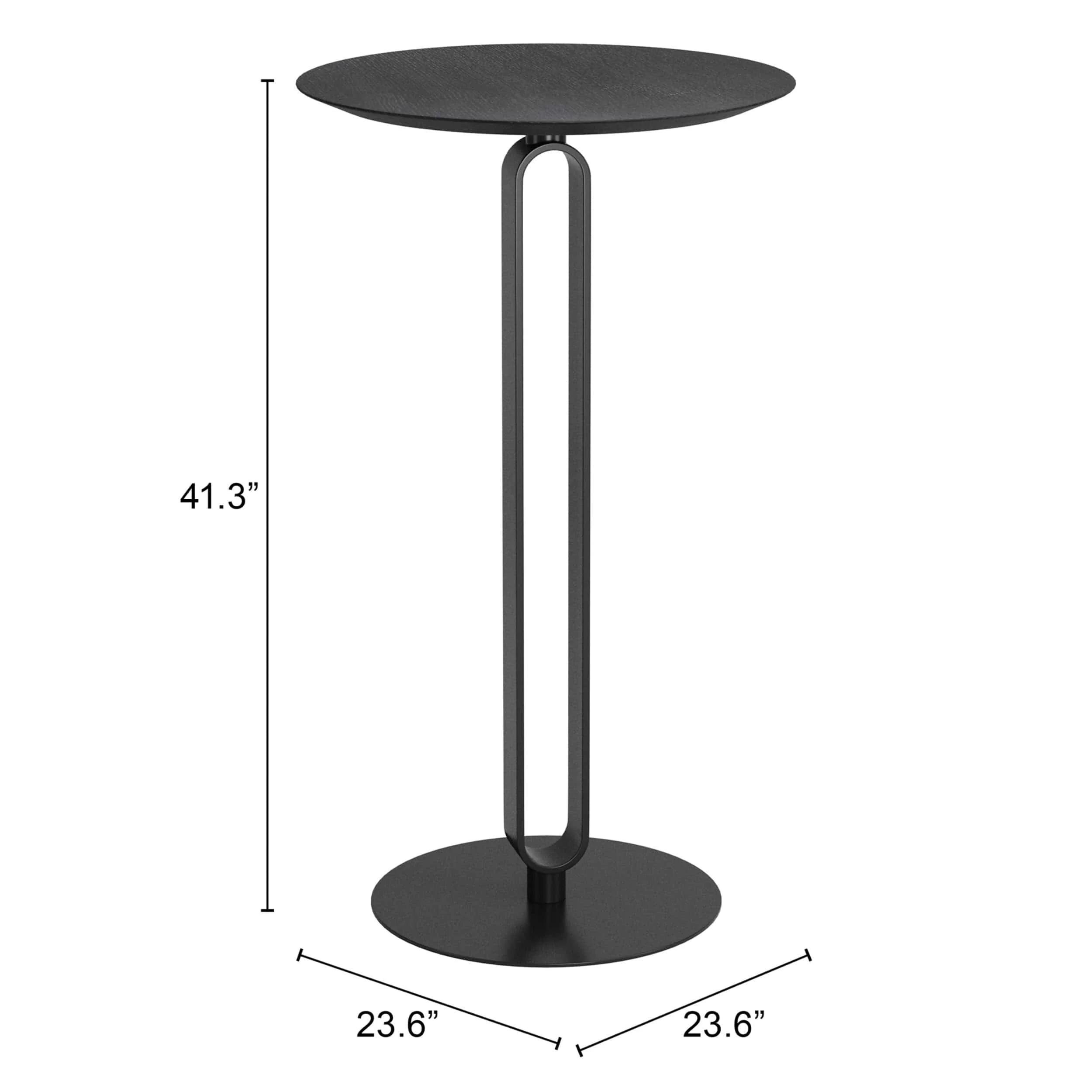 Derry Bar Table, Black - Image 4