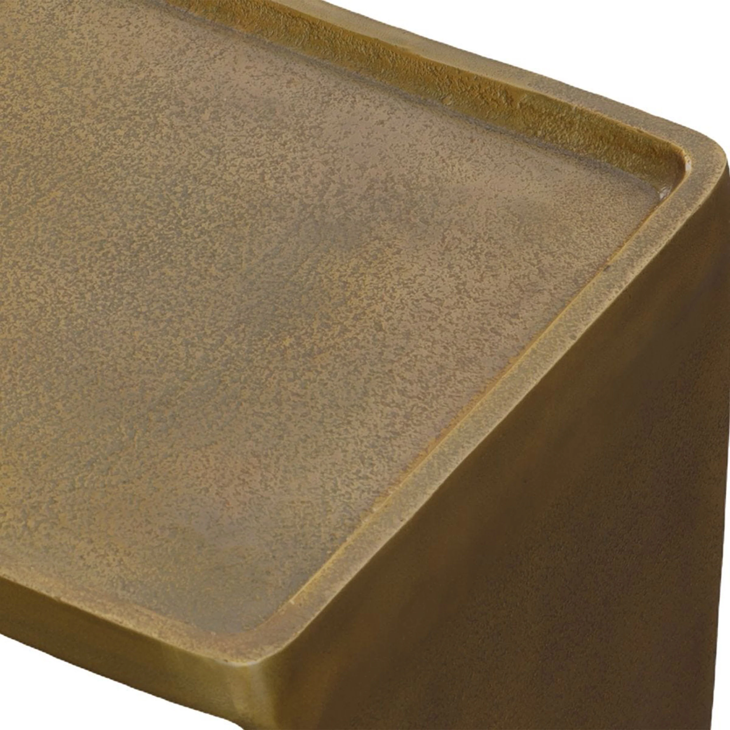 Derwent Side Table, Antique Brass - Image 2