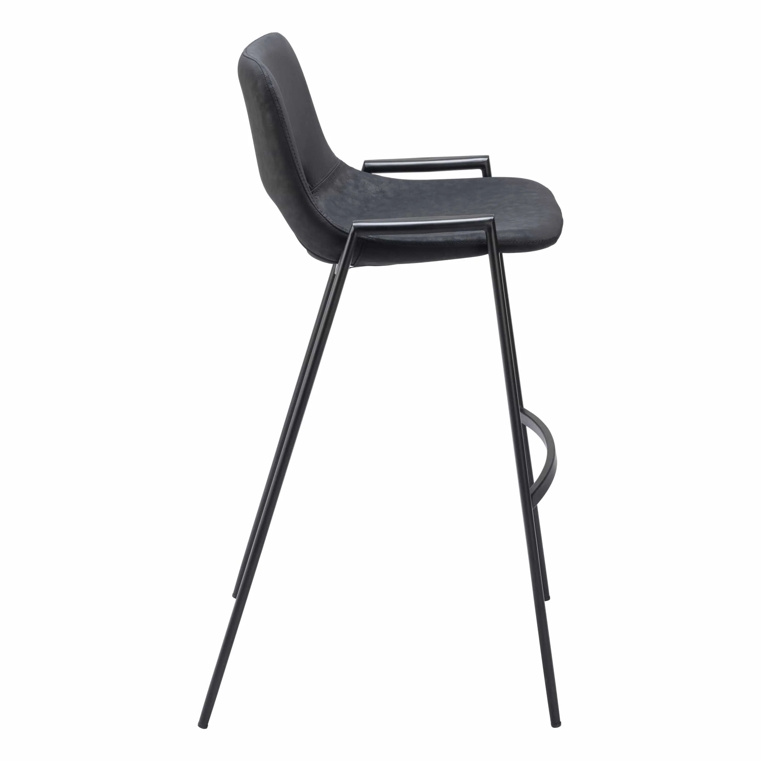 Desi Bar Stool, Black, Set of 2 - Image 3