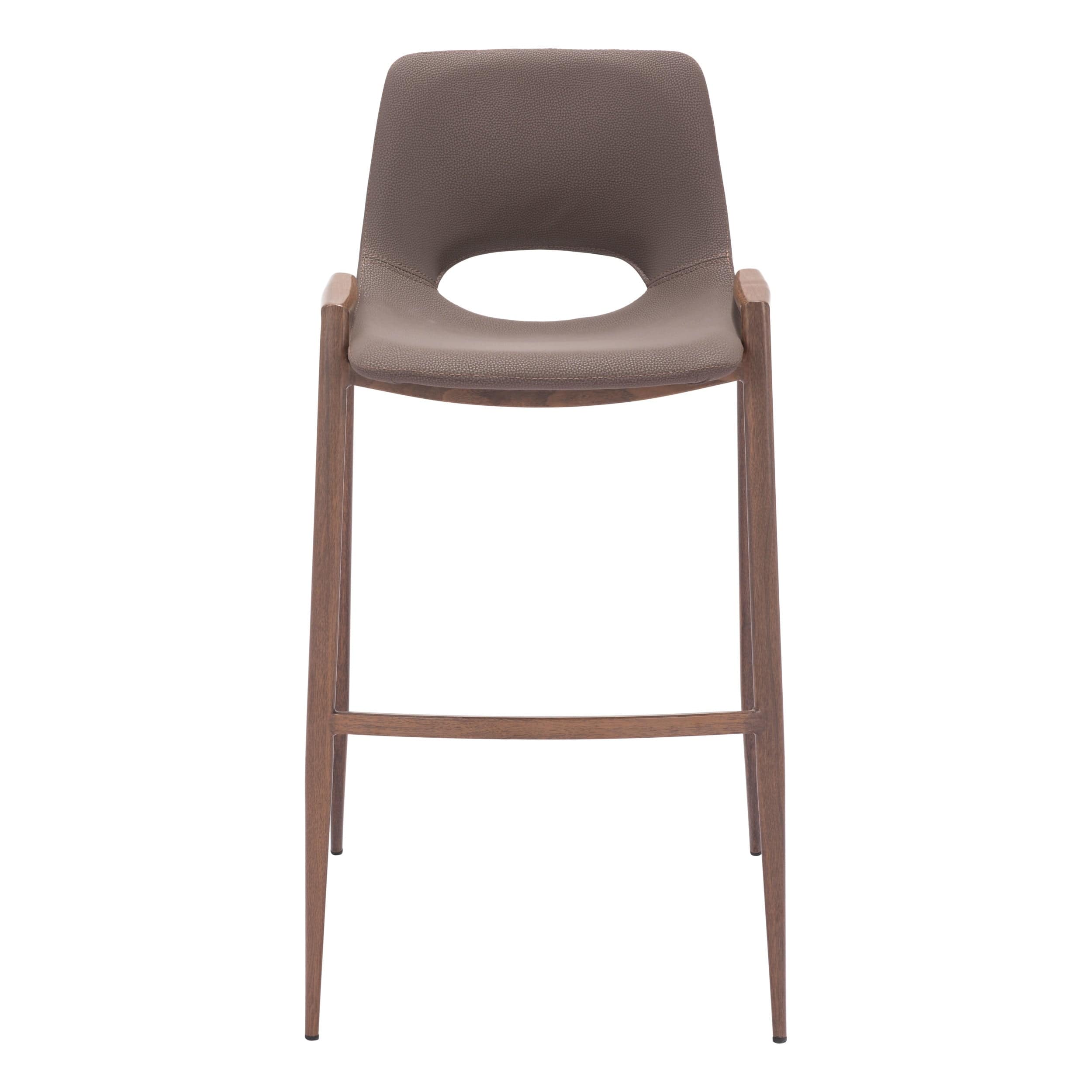 Desi Bar Stool, Brown, Set of 2 - Image 2