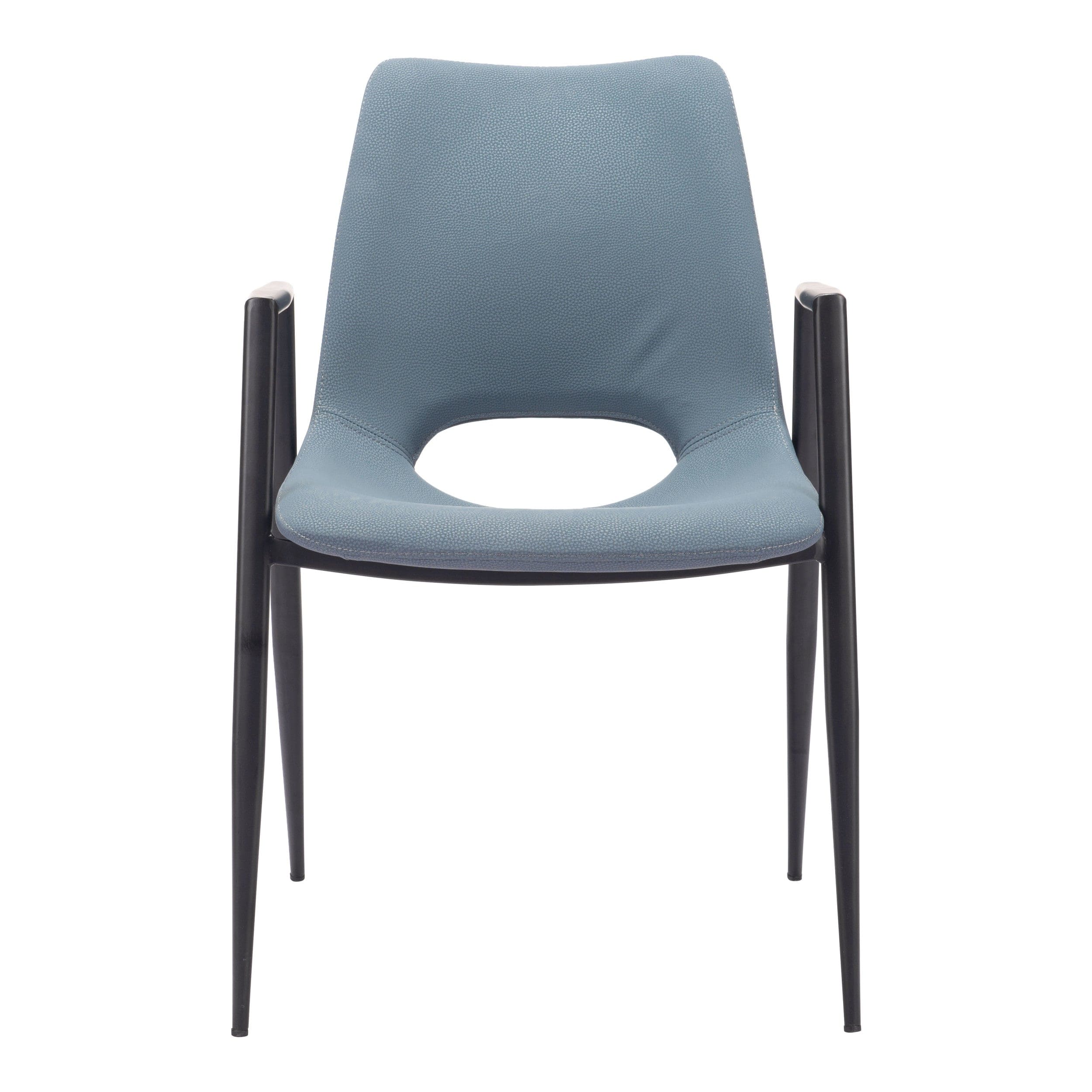 Desi Dining Chair, Azure Gray, Set of 2 - Image 4