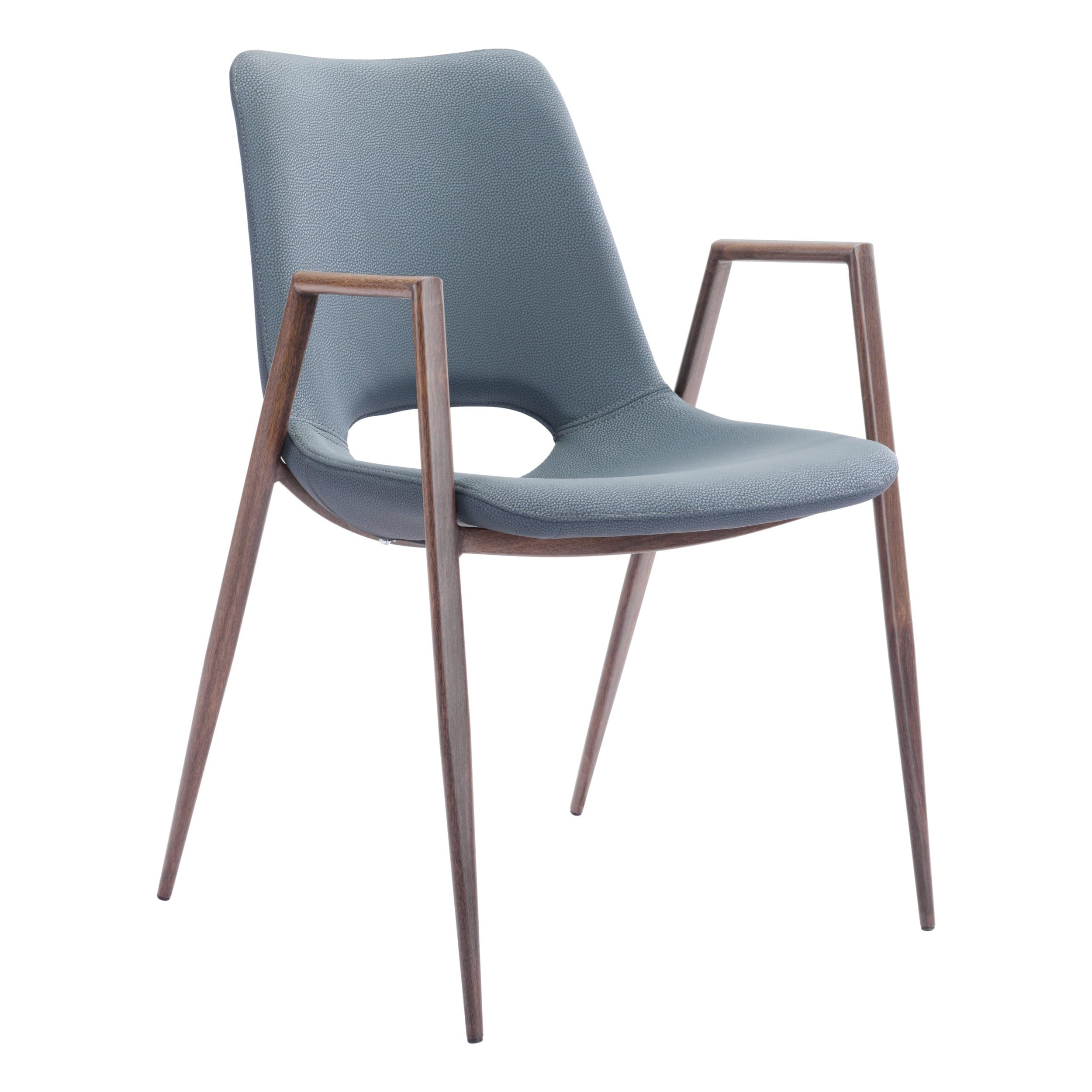 Desi Dining Chair, Azure Gray, Set of 2