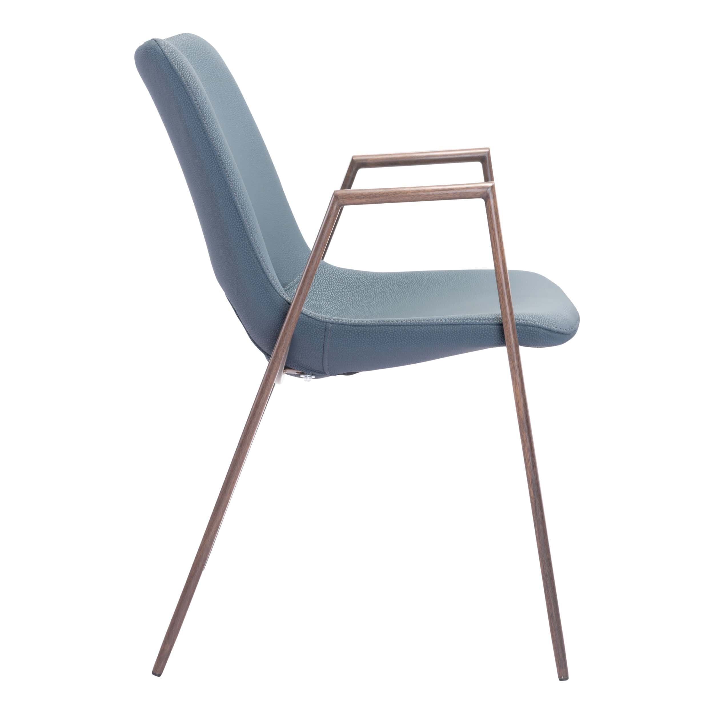 Desi Dining Chair, Azure Gray, Set of 2 - Image 2