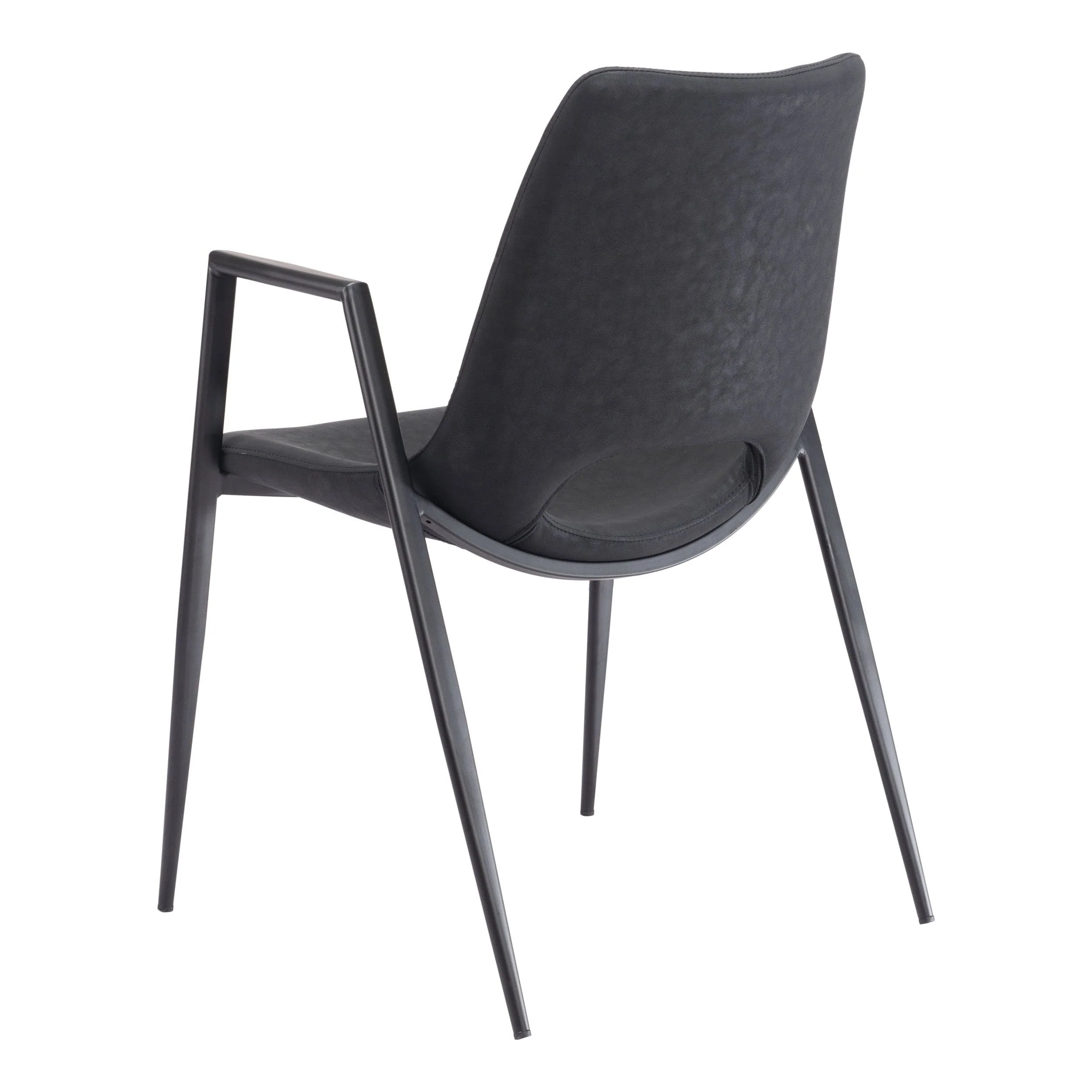 Desi Dining Chair, Black/Black, Set of 2 - Image 4