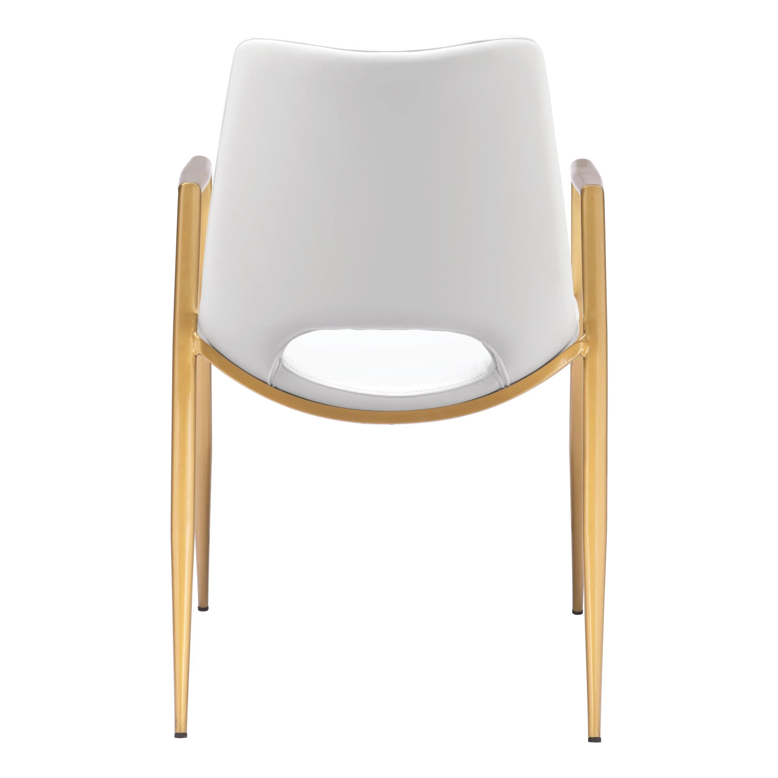 Desi Dining Chair, White, Set of 2 - Image 3