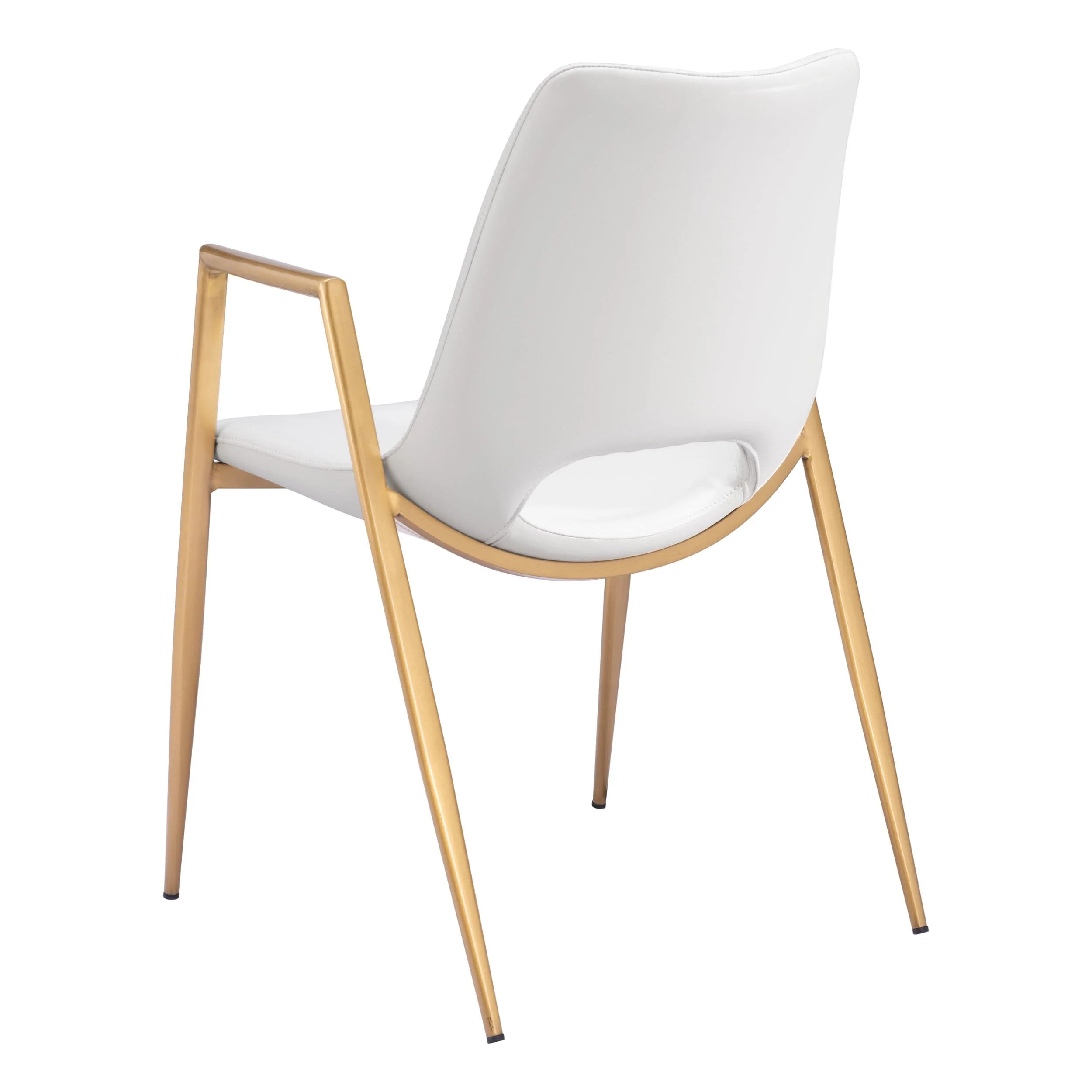 Desi Dining Chair, White, Set of 2 - Image 4
