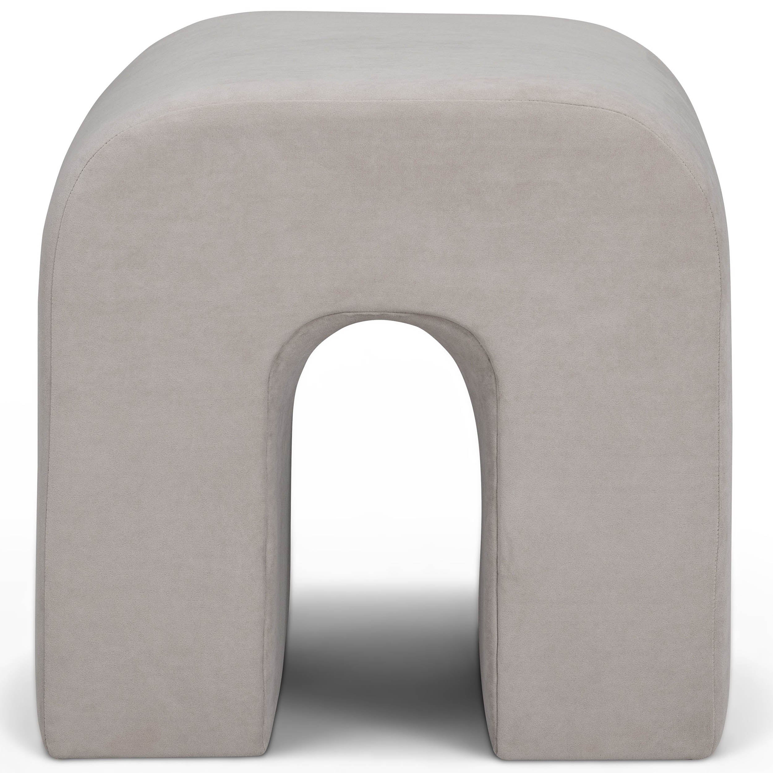 Desi Ottoman, Taupe - Image 2