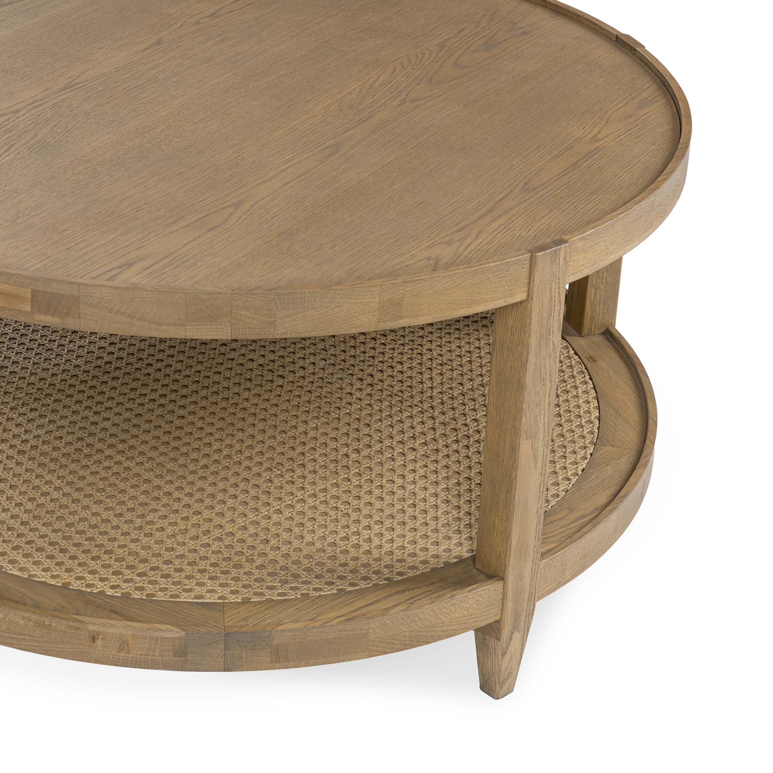 Devin Round Coffee Table, Khaki Mist - Image 5