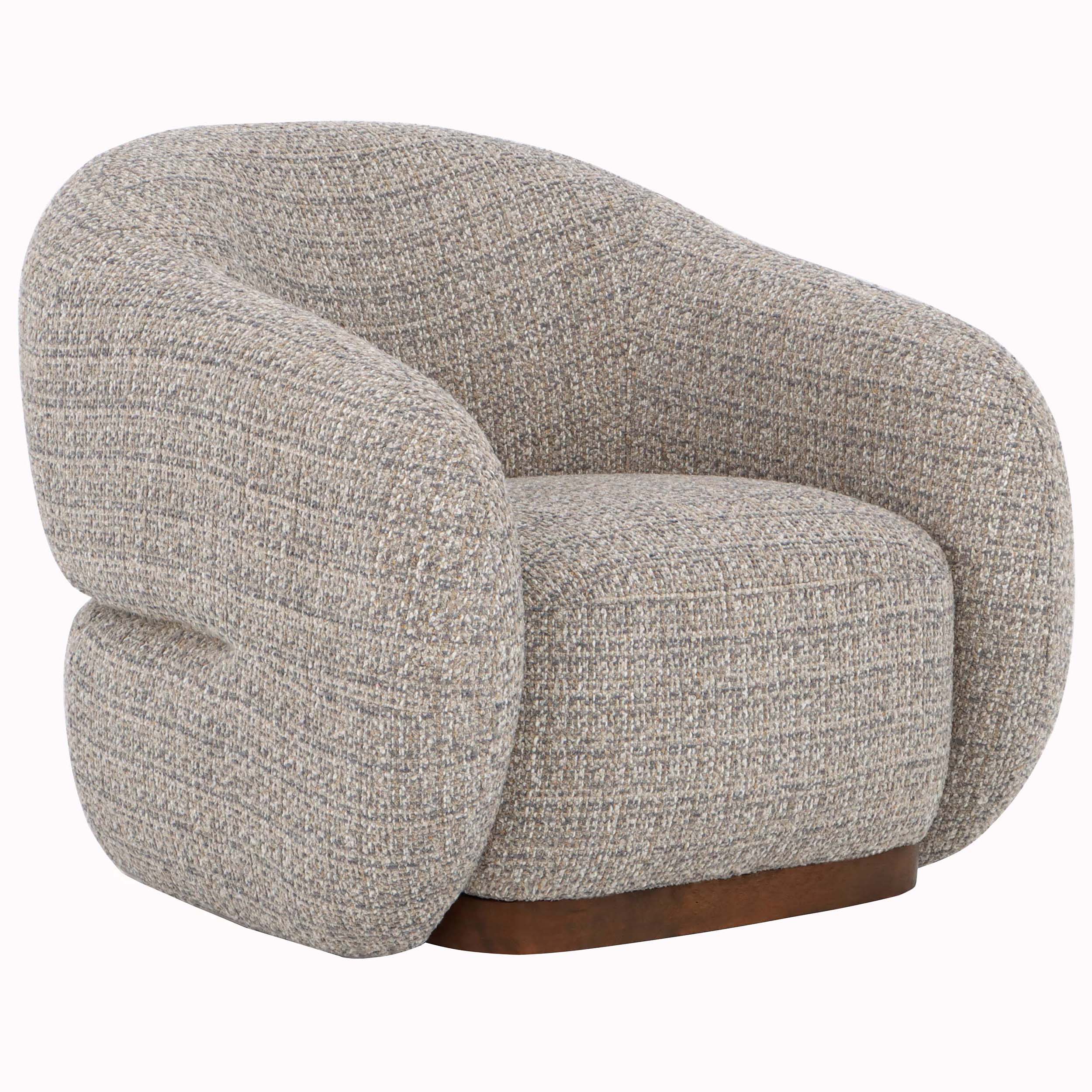 Devon Swivel Chair, Golden Slate