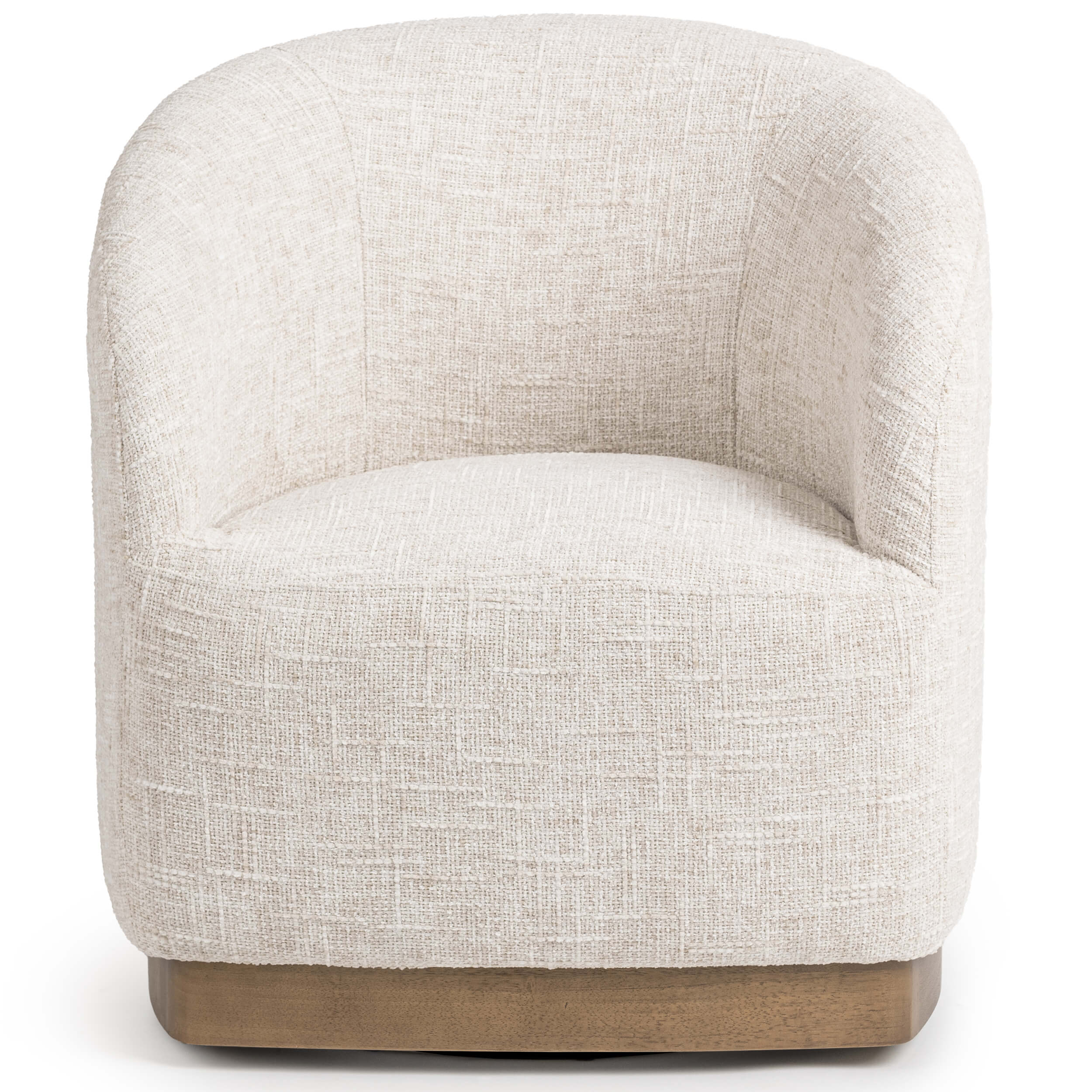 Diah Swivel Chair, Toasted Linen - Image 2
