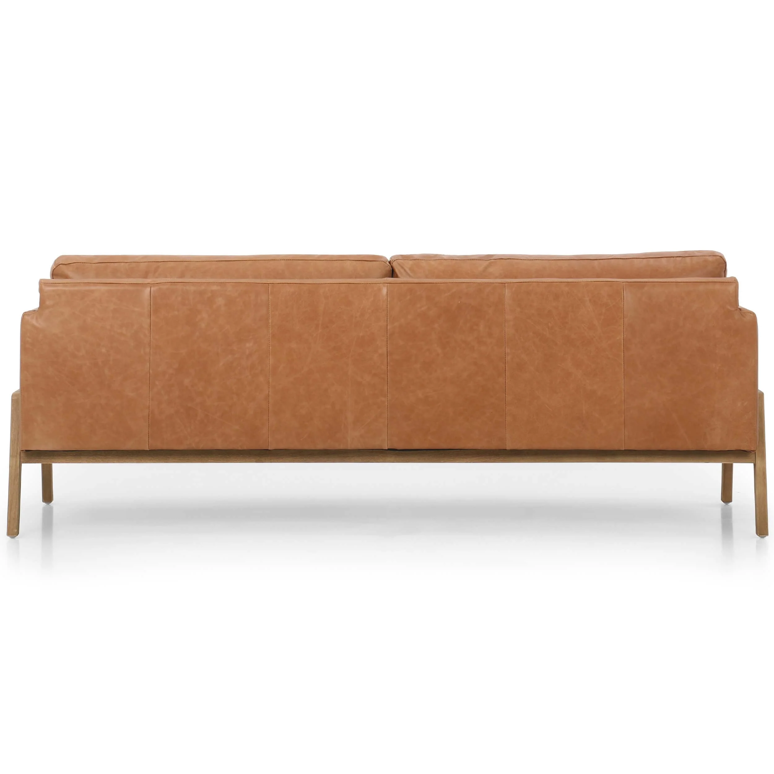 Diana 84" Leather Sofa, Sonoma Butterscotch by Four Hands - Image 4