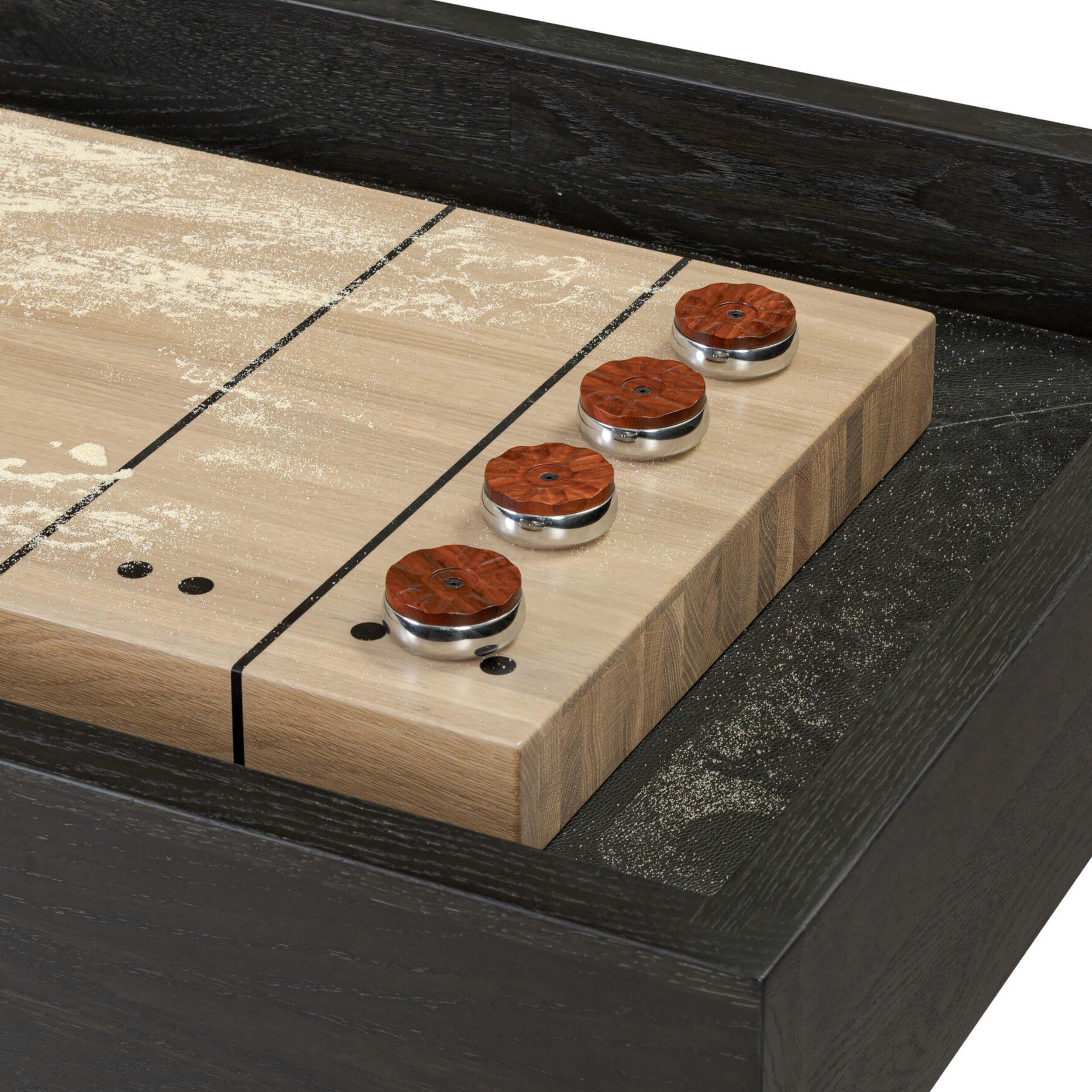 District Eight Large Shuffleboard Table, Black by Four Hands - Image 4