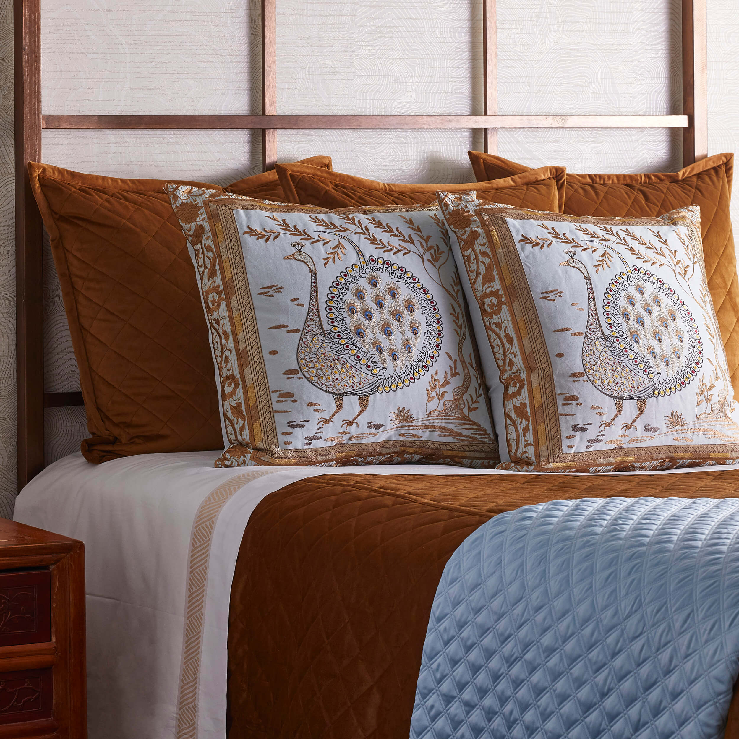 Divani Pillow, Peacock - Image 4